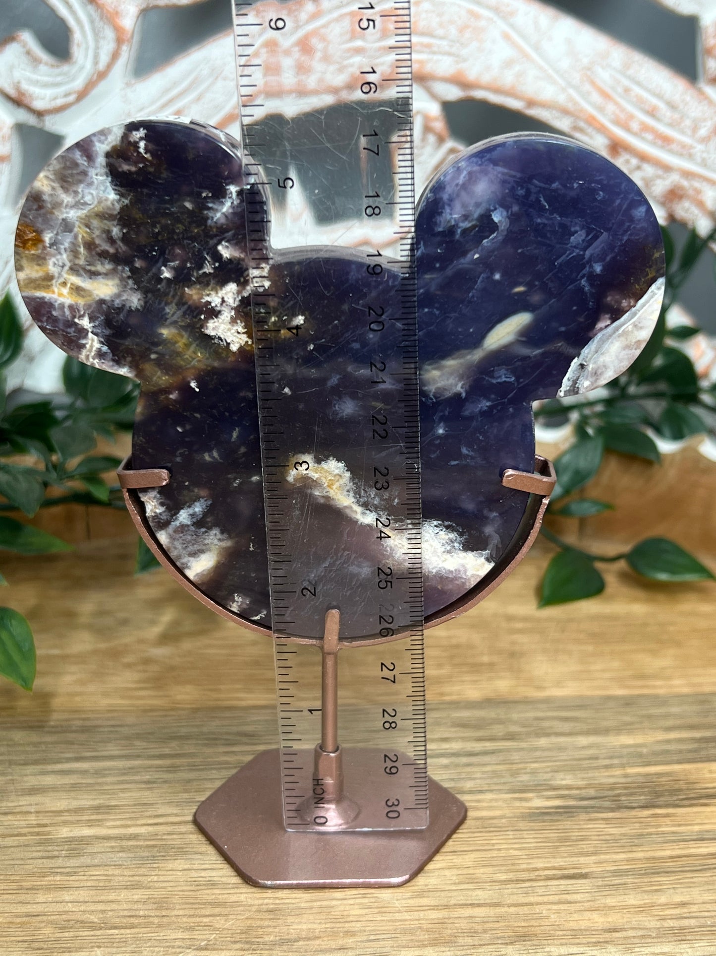 Purple Chalcedony Head