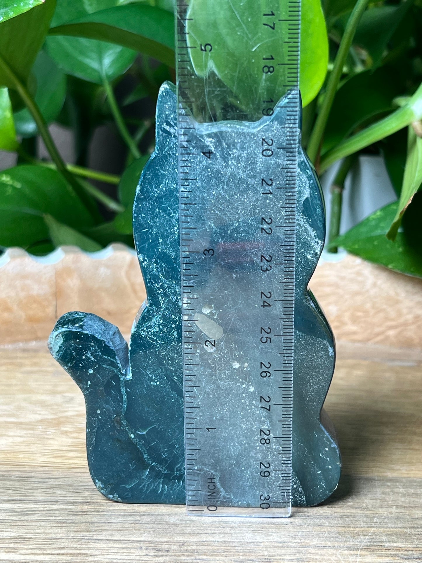 Blue Green Jasper Cat