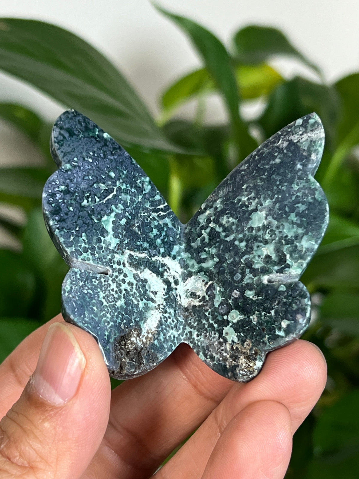 Grape Agate 3D Butterflies