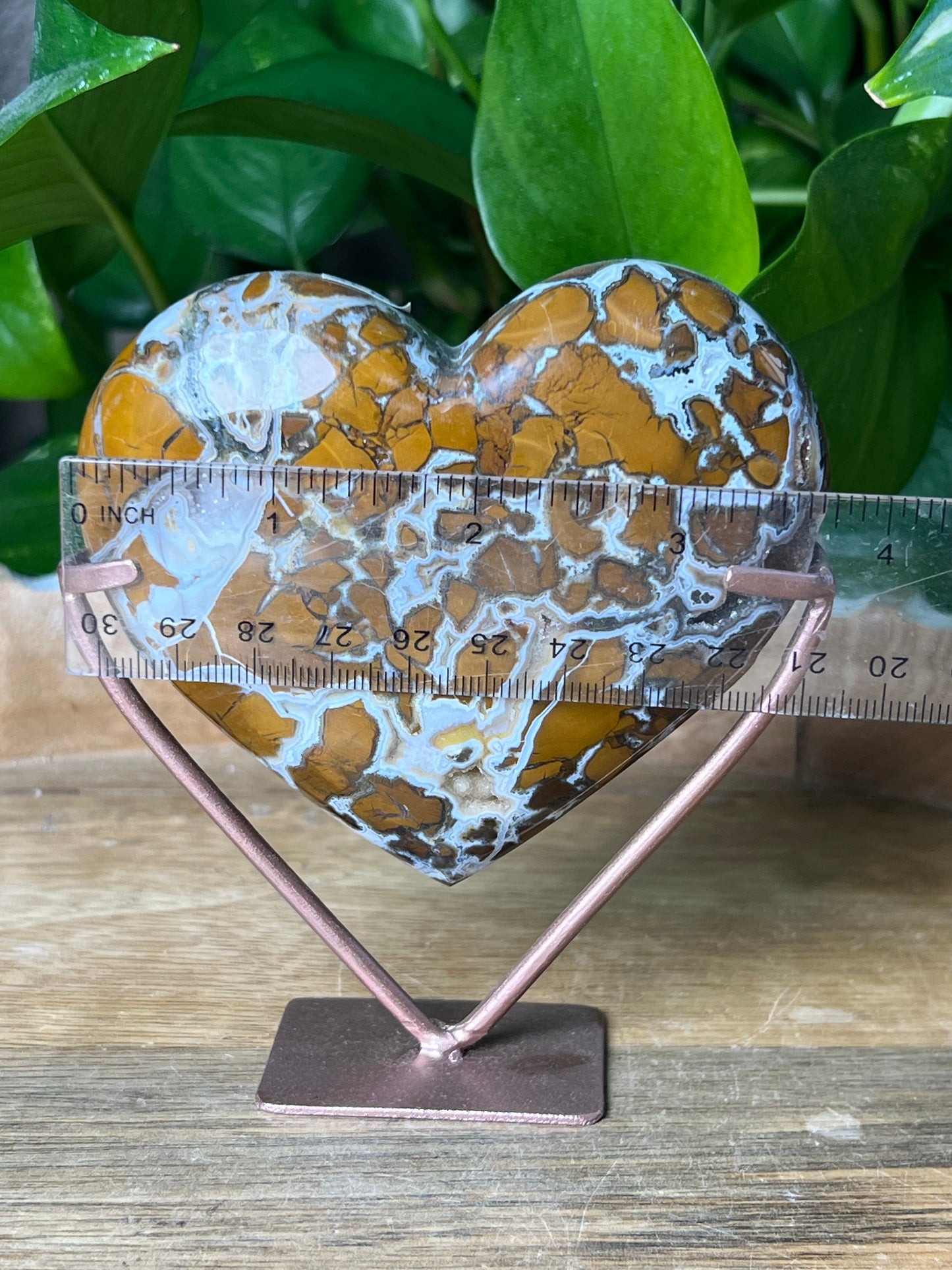 Brecciated Jasper Heart