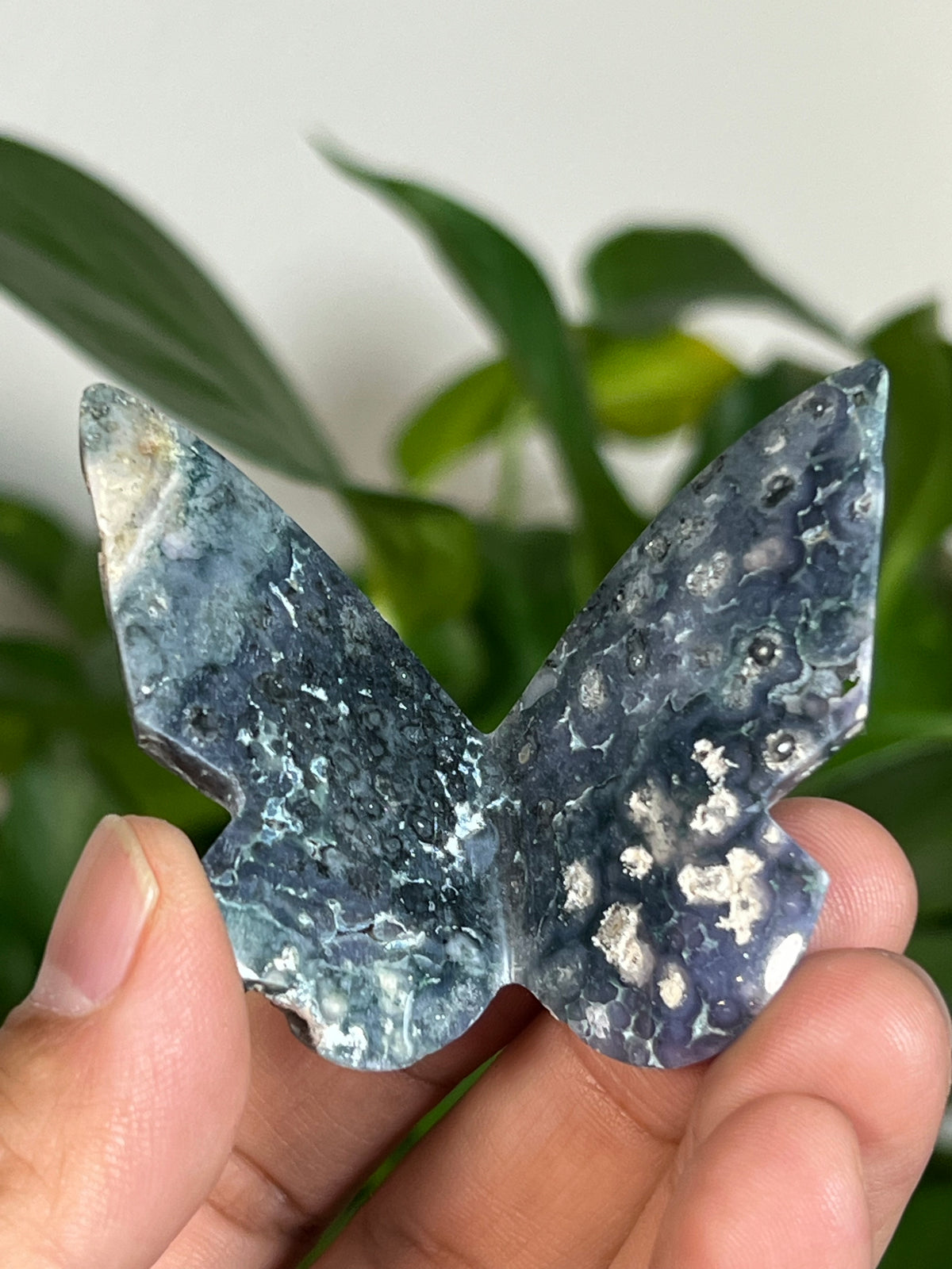 Grape Agate 3D Butterflies