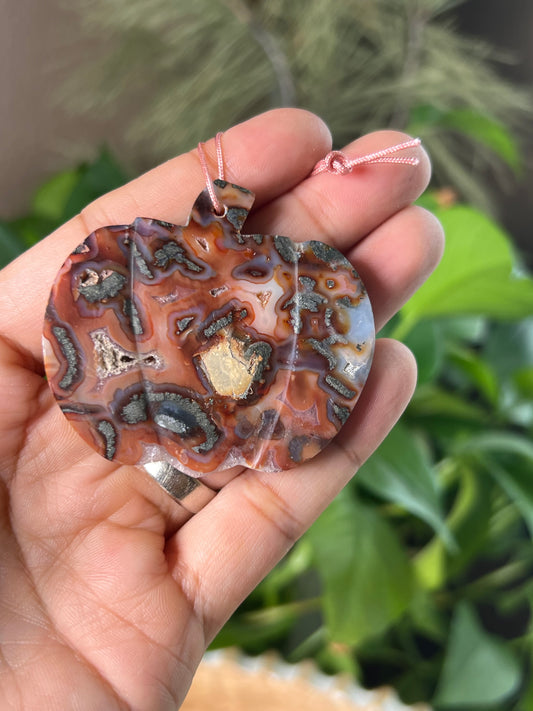 Marcasite Pumpkin Ornament
