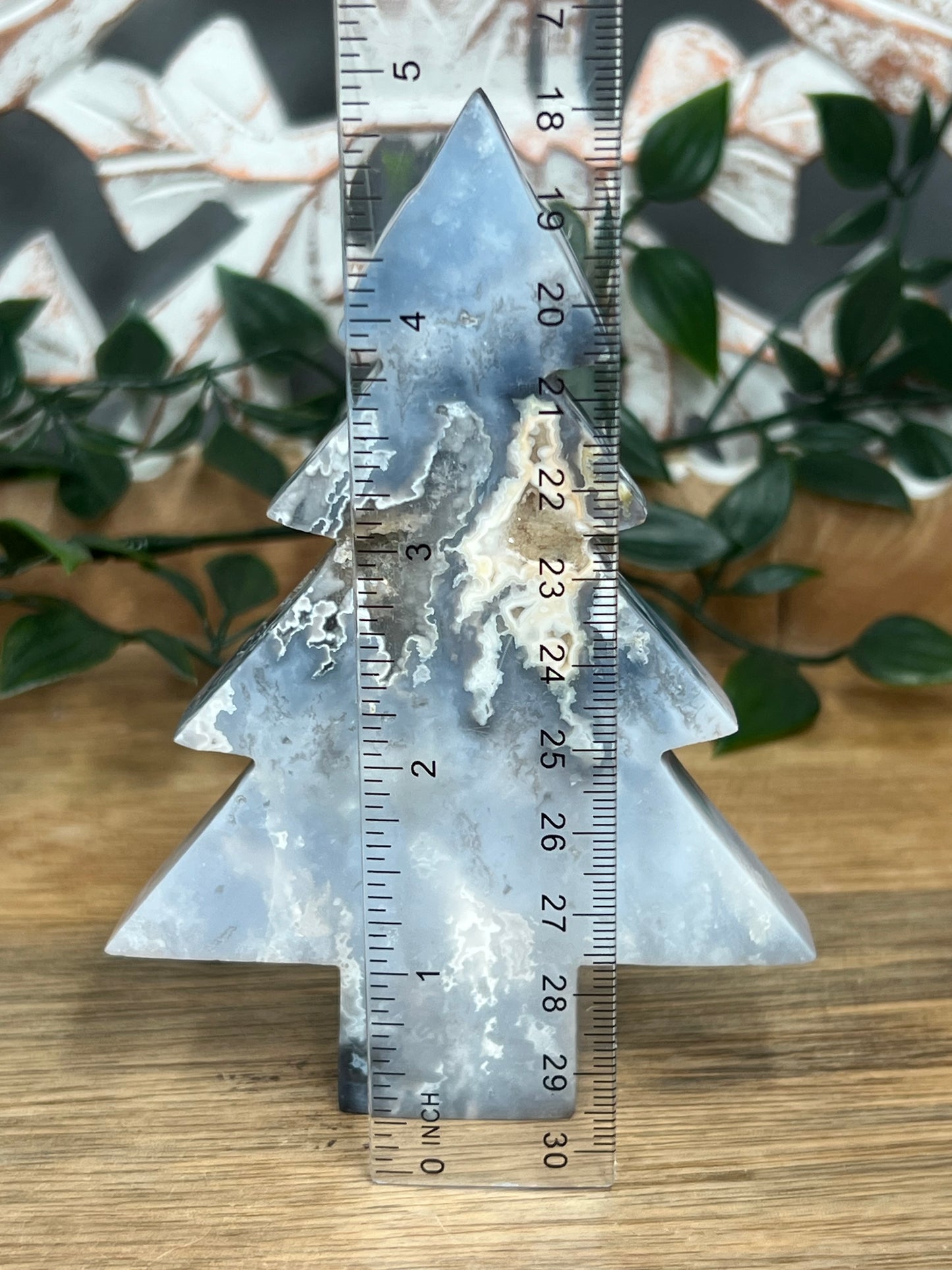 Blue Plume Agate Tree