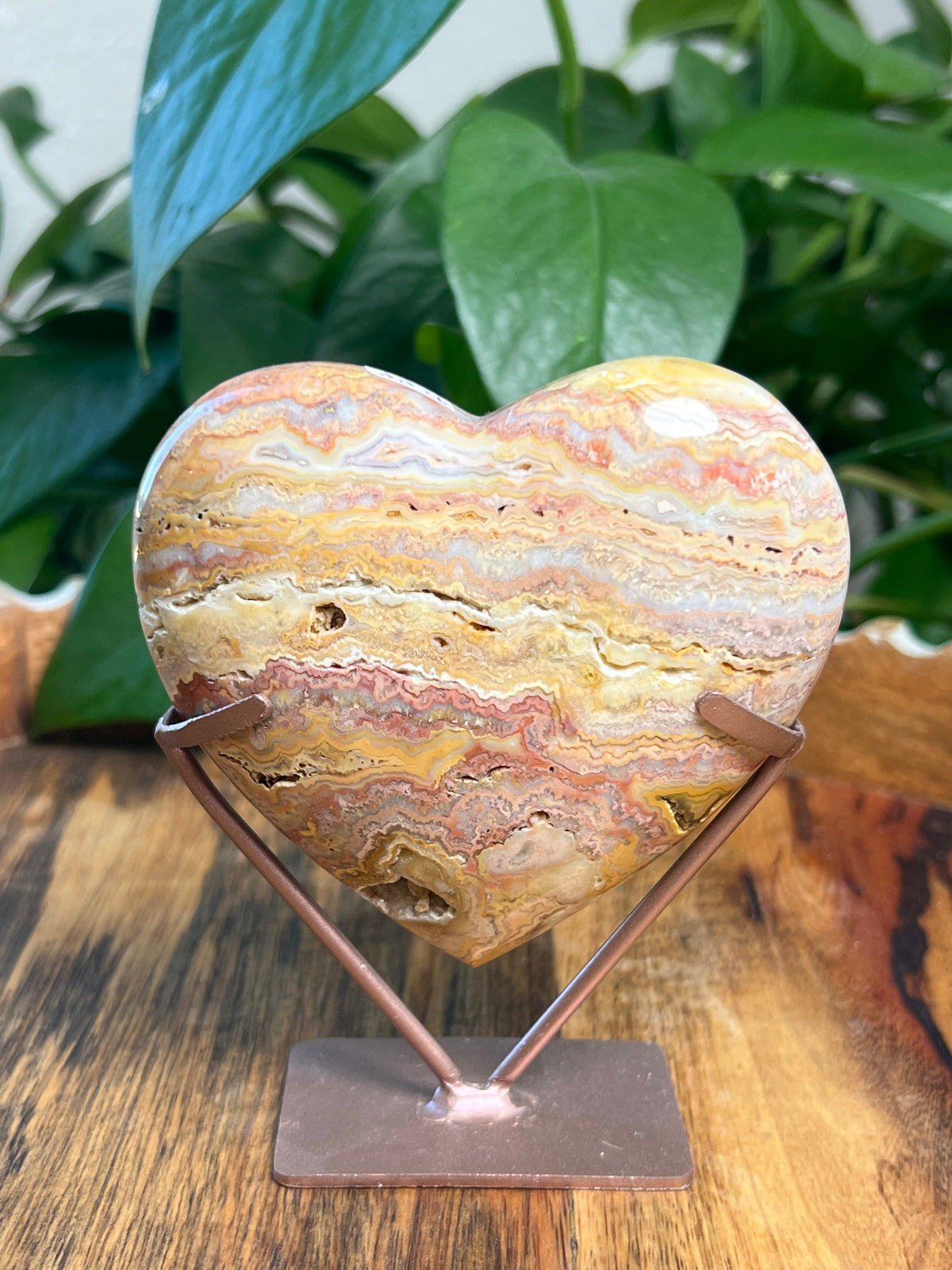 Crazy Lace Agate Heart: NP