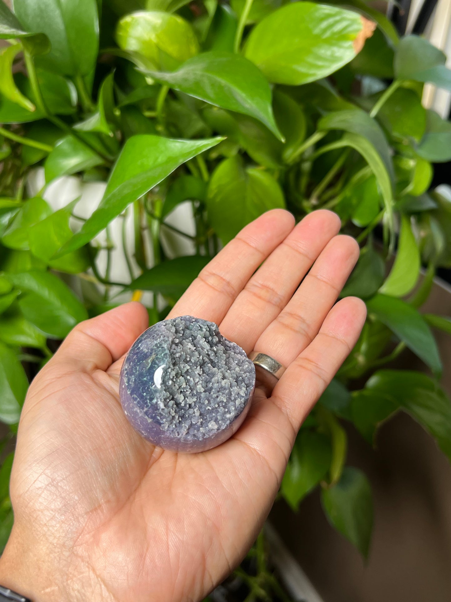 Grape Agate Sphere