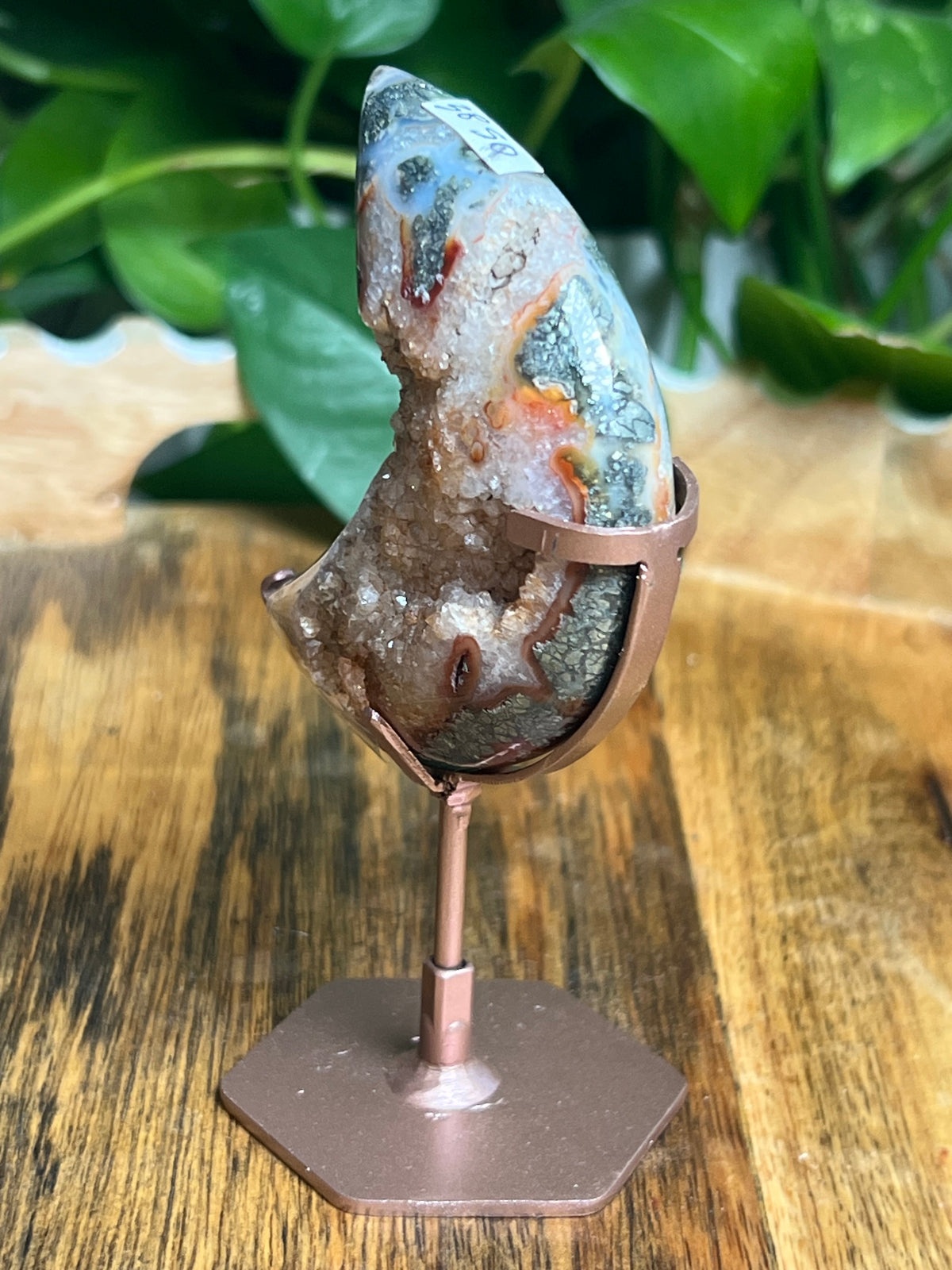 Marcasite Mini Puffy Moon: SQ