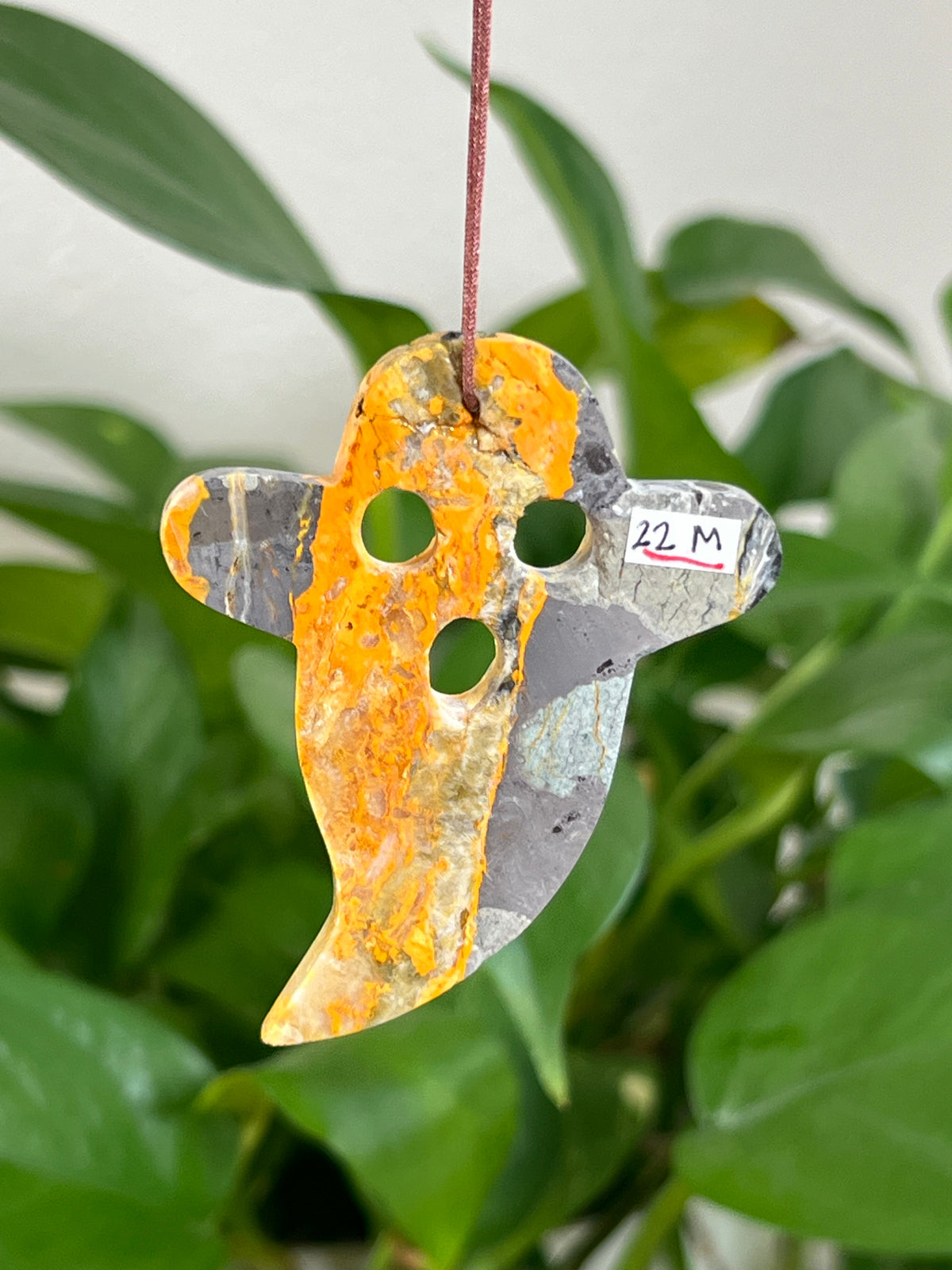 Bumblebee Jasper Ghost Ornaments