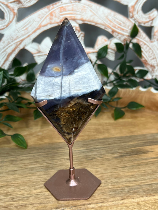 Purple Chalcedony Diamond