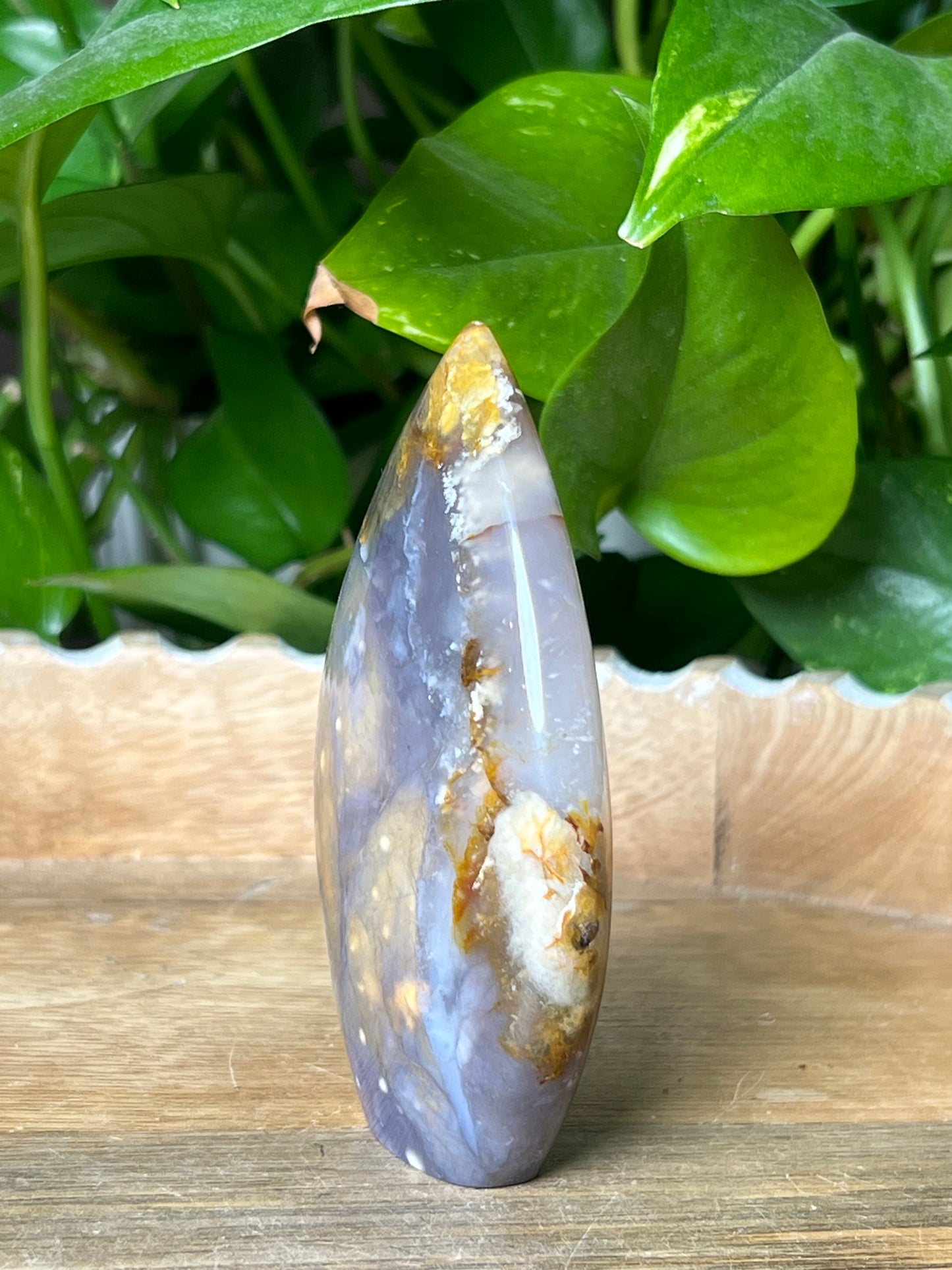 Purple Chalcedony Flame