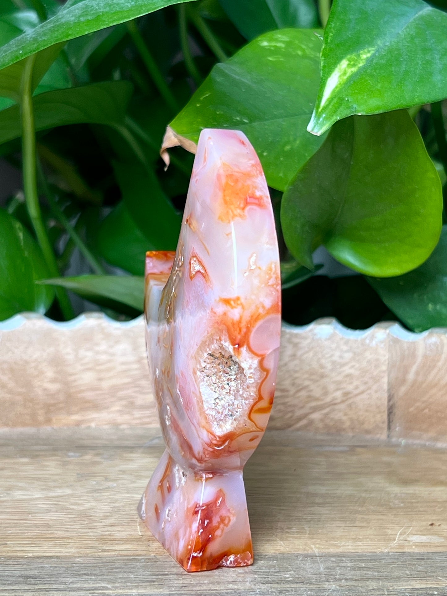 Pink Carnelian Moon