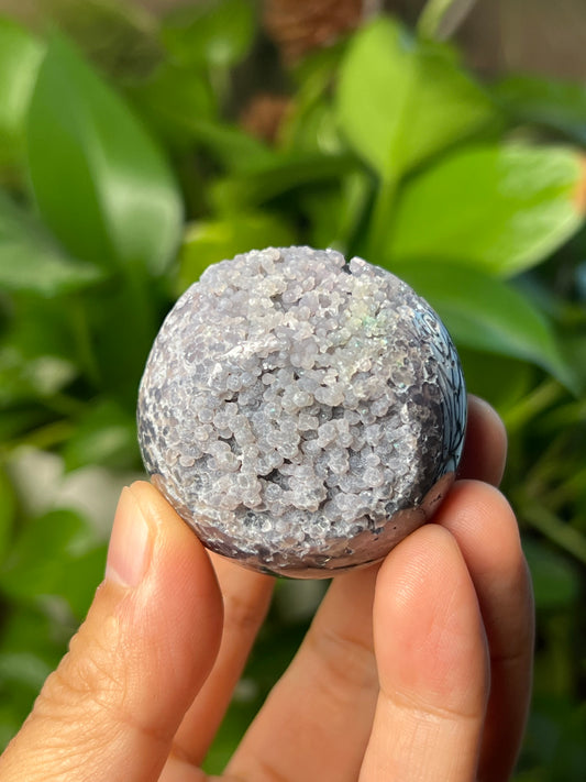 Grape Agate Sphere