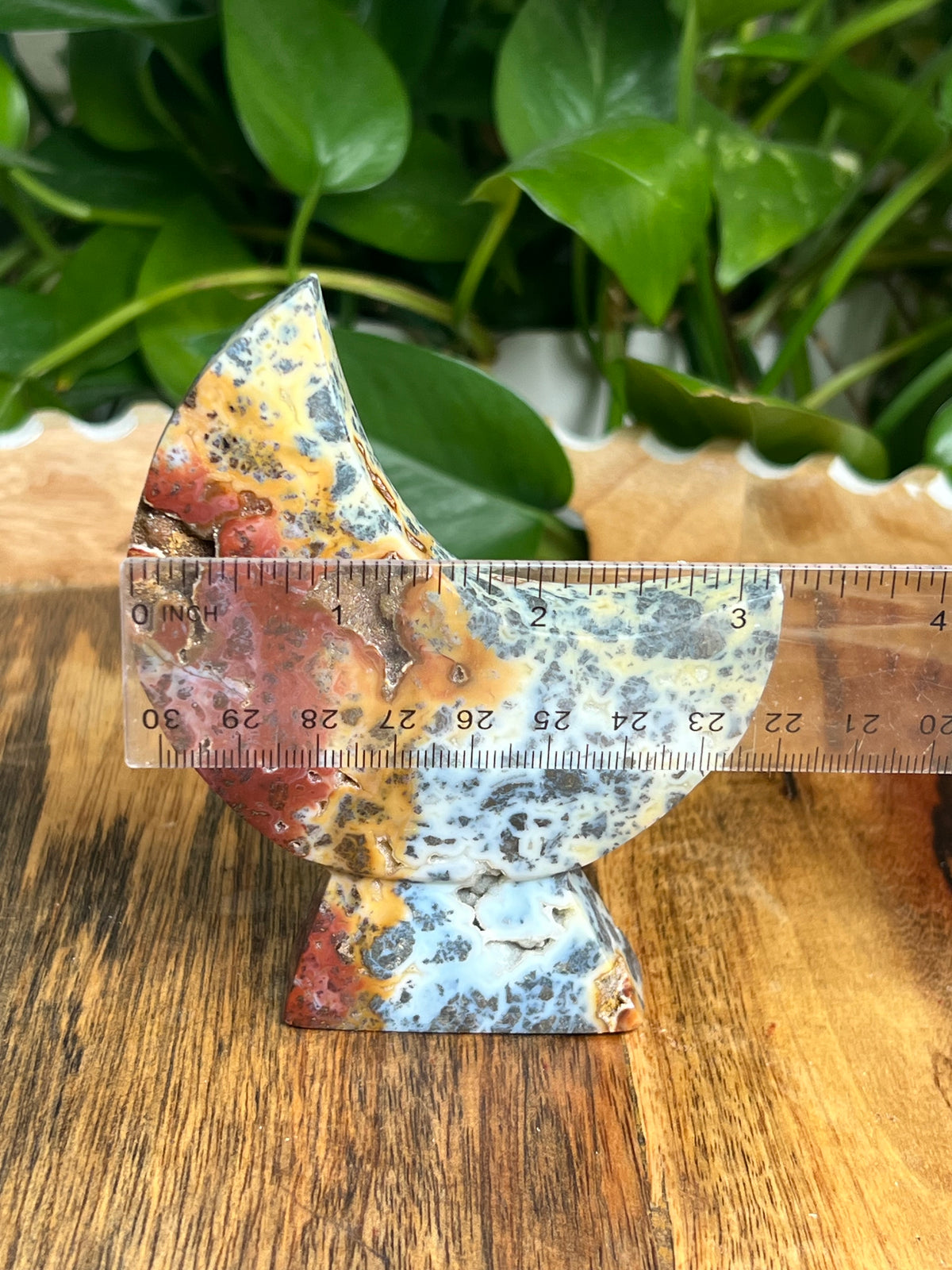 Marcasite Self Standing Moon: BR