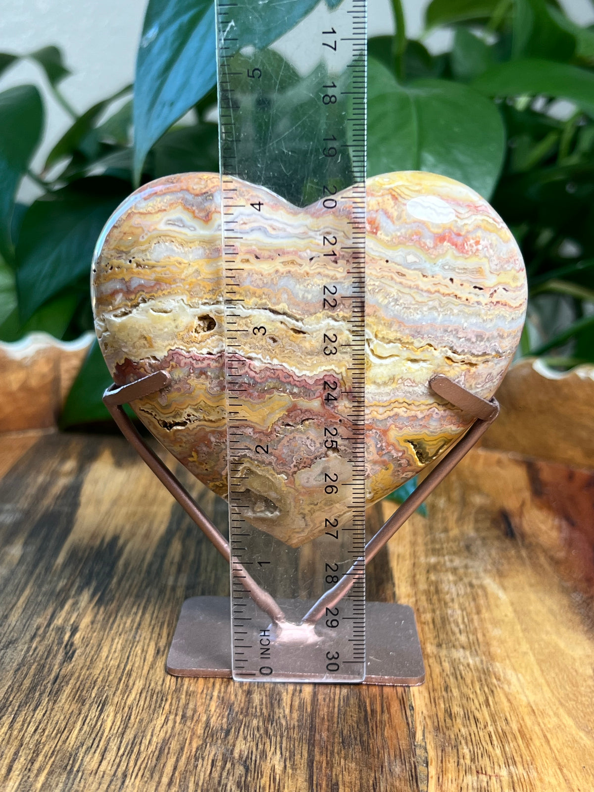 Crazy Lace Agate Heart: NP