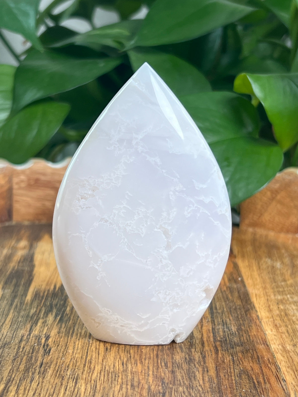 White Plume Agate Flame: PB