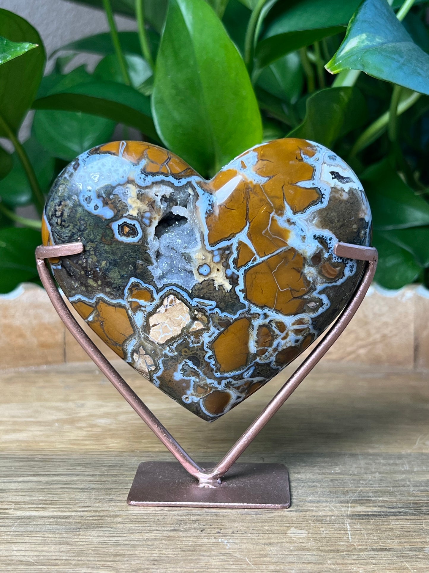Brecciated Jasper Heart