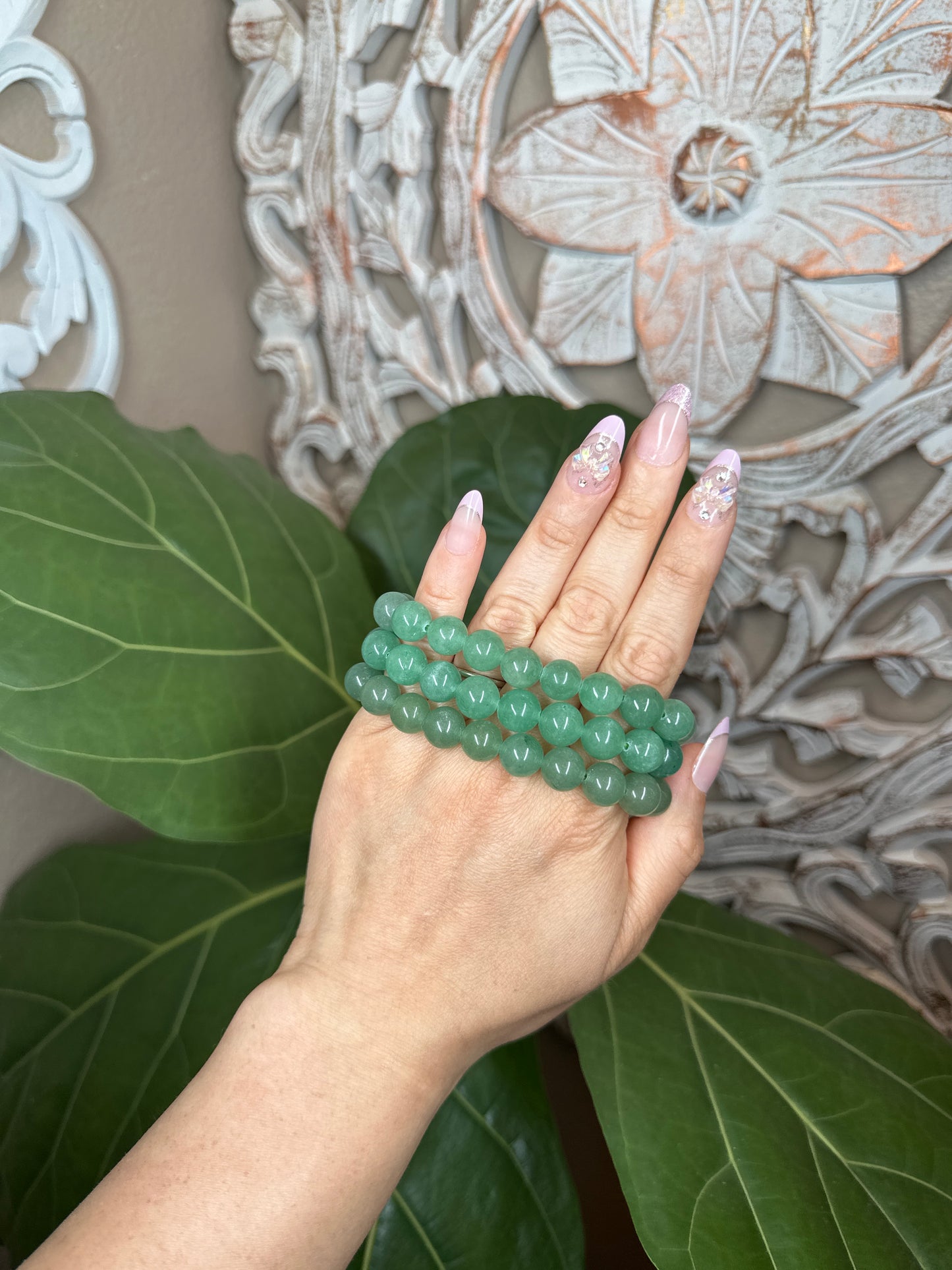 Green Aventurine Beaded Bracelet