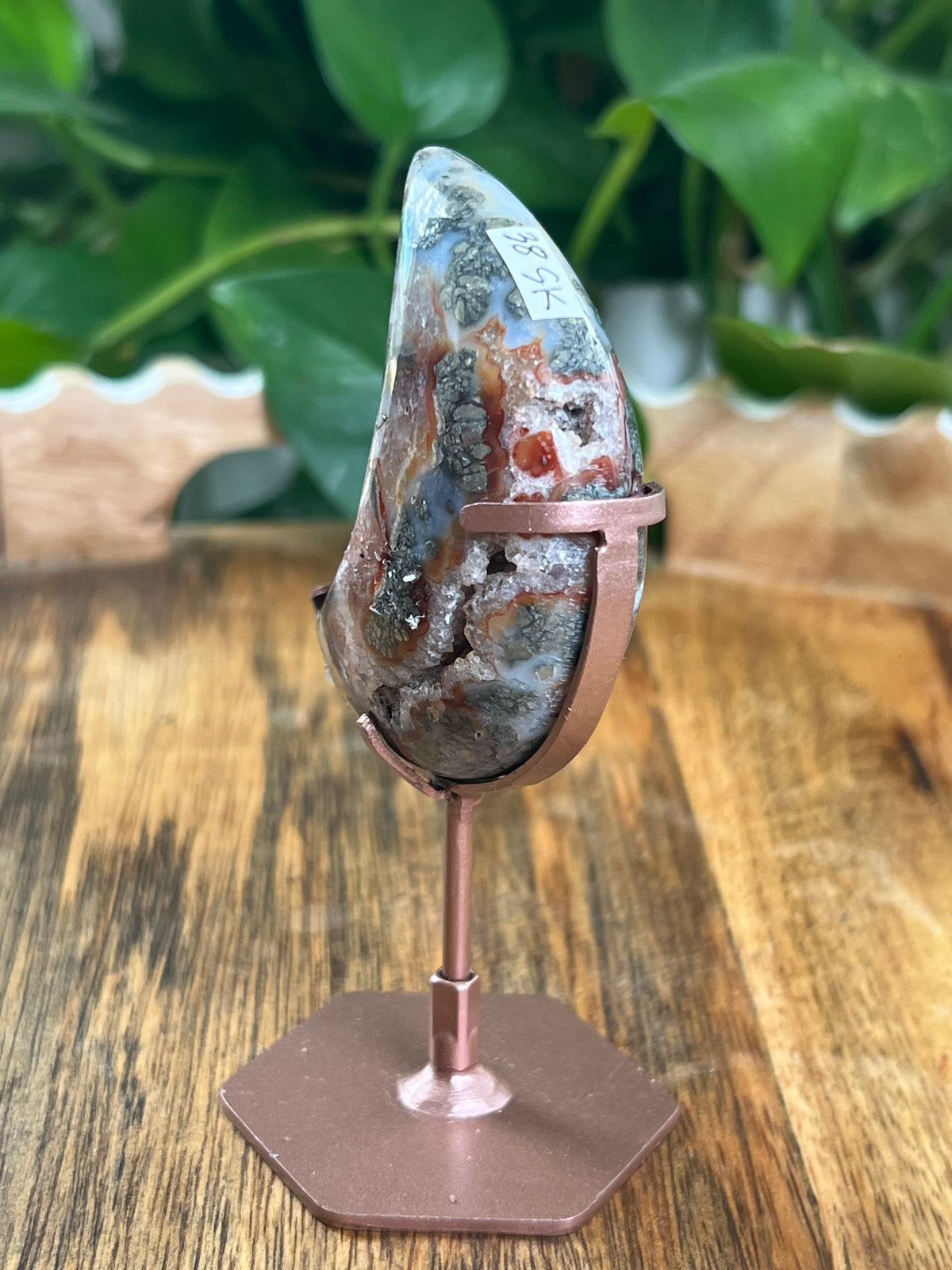 Marcasite Mini Puffy Moon: SK