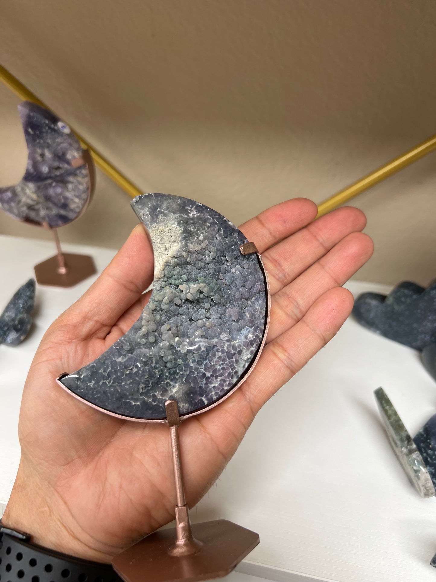 Grape Agate Moon