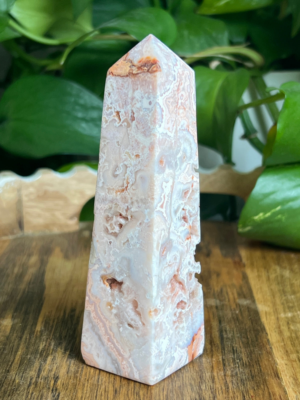 Crazy Lace Agate Tower