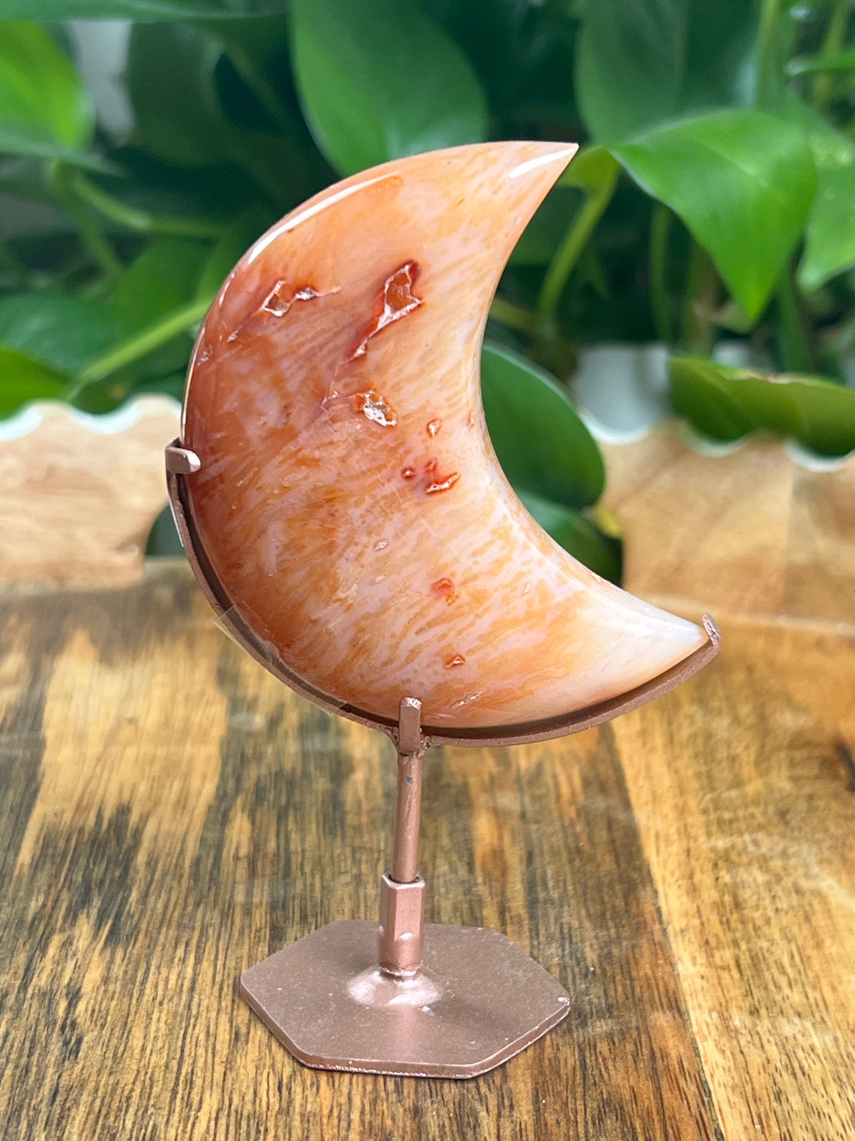 Carnelian Mini Puffy Moon: TC