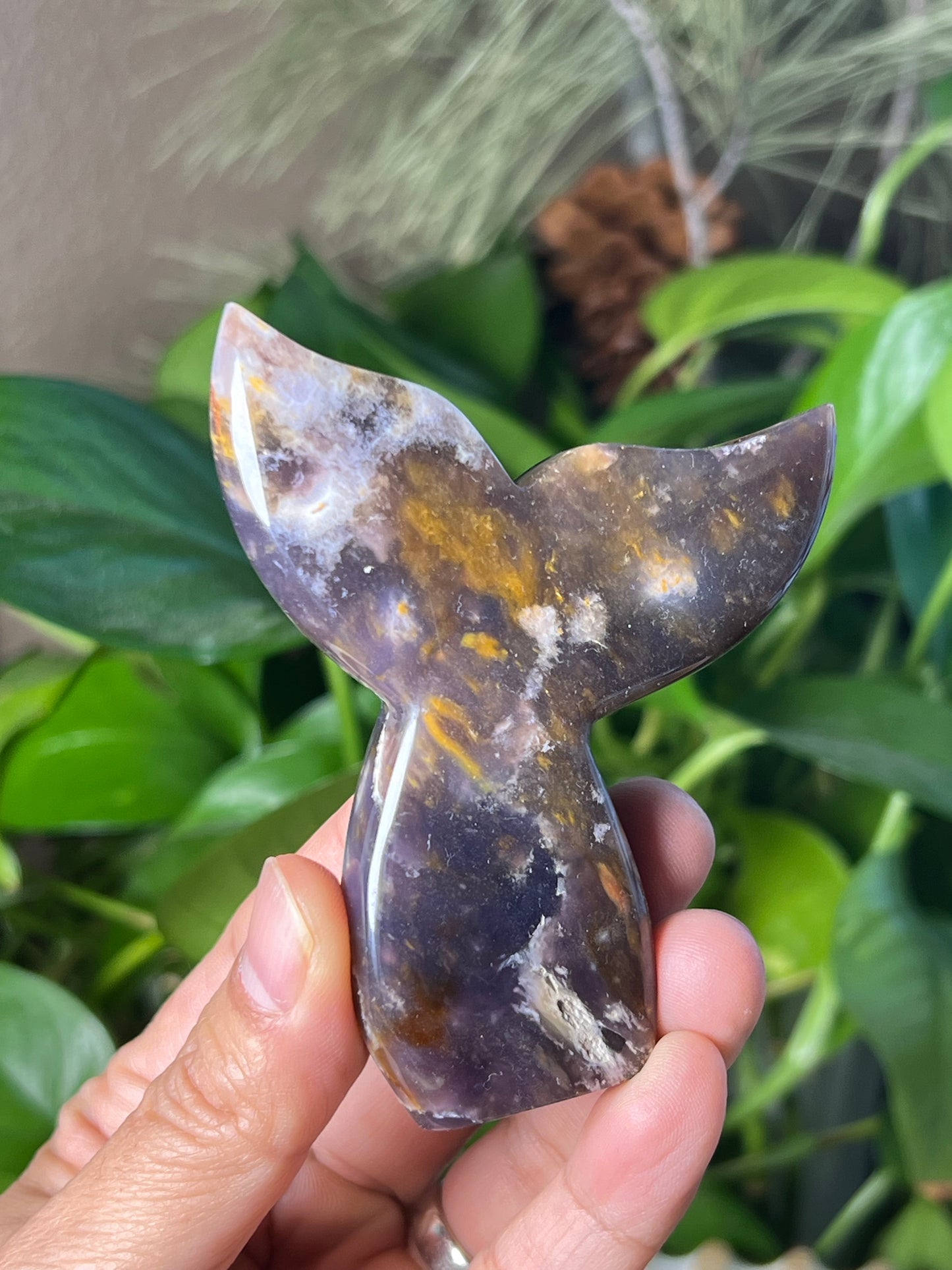 Purple Chalcedony Tail