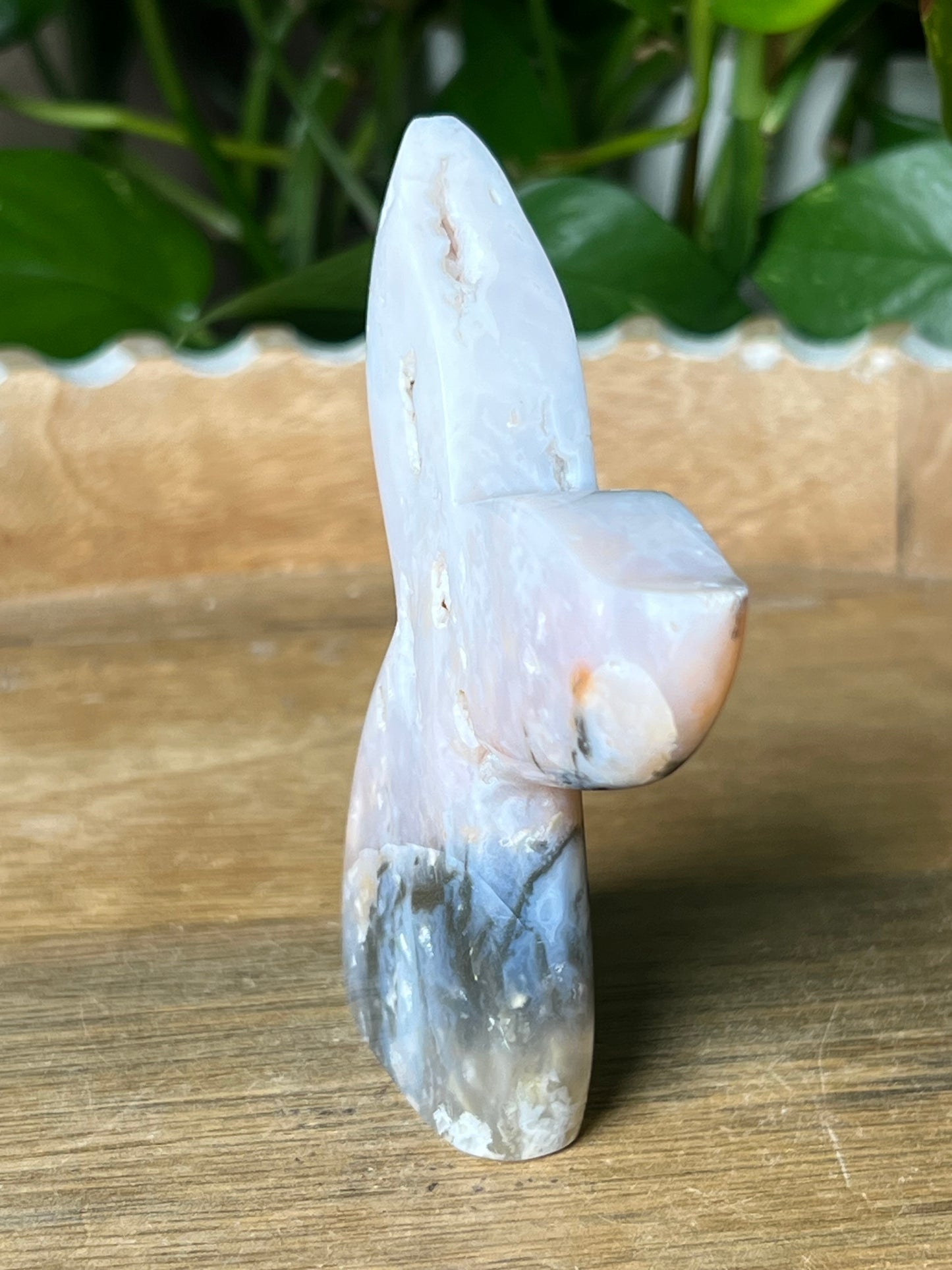 Rainbow Plume Agate Tail: RA