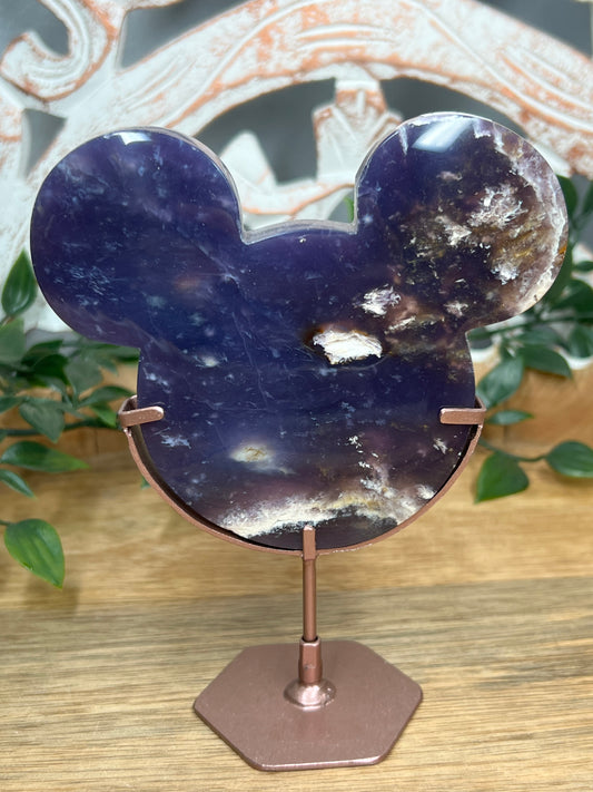 Purple Chalcedony Head