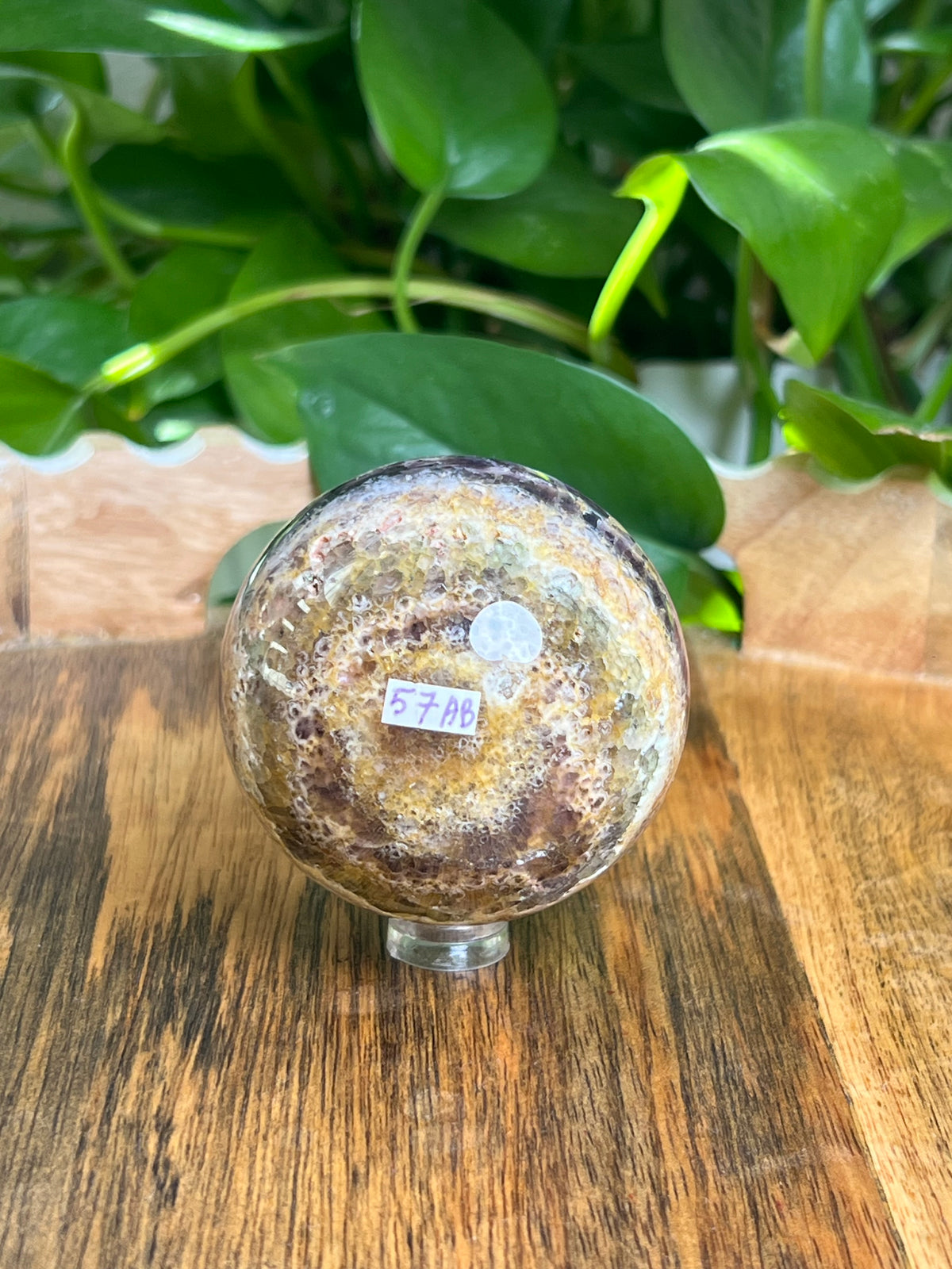 Indonesian Amethyst Sphere: AB