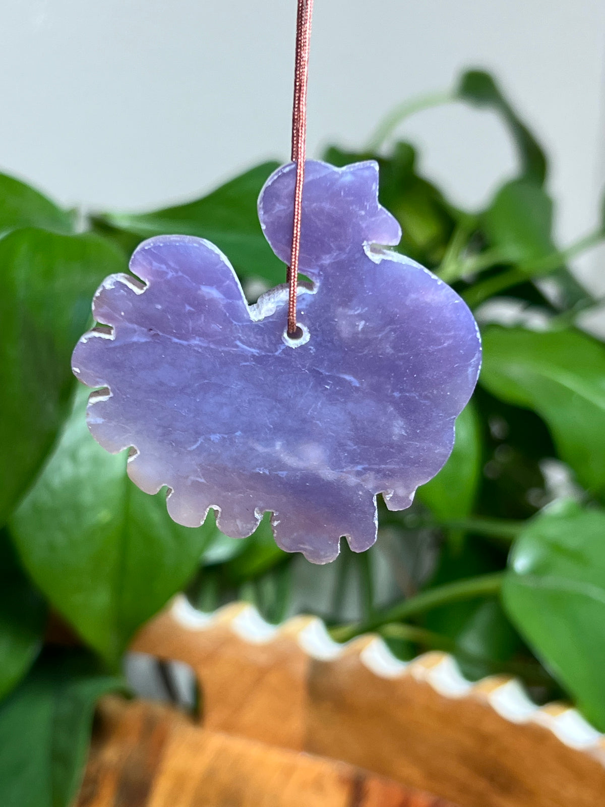 Purple Chalcedony Turkey Ornaments