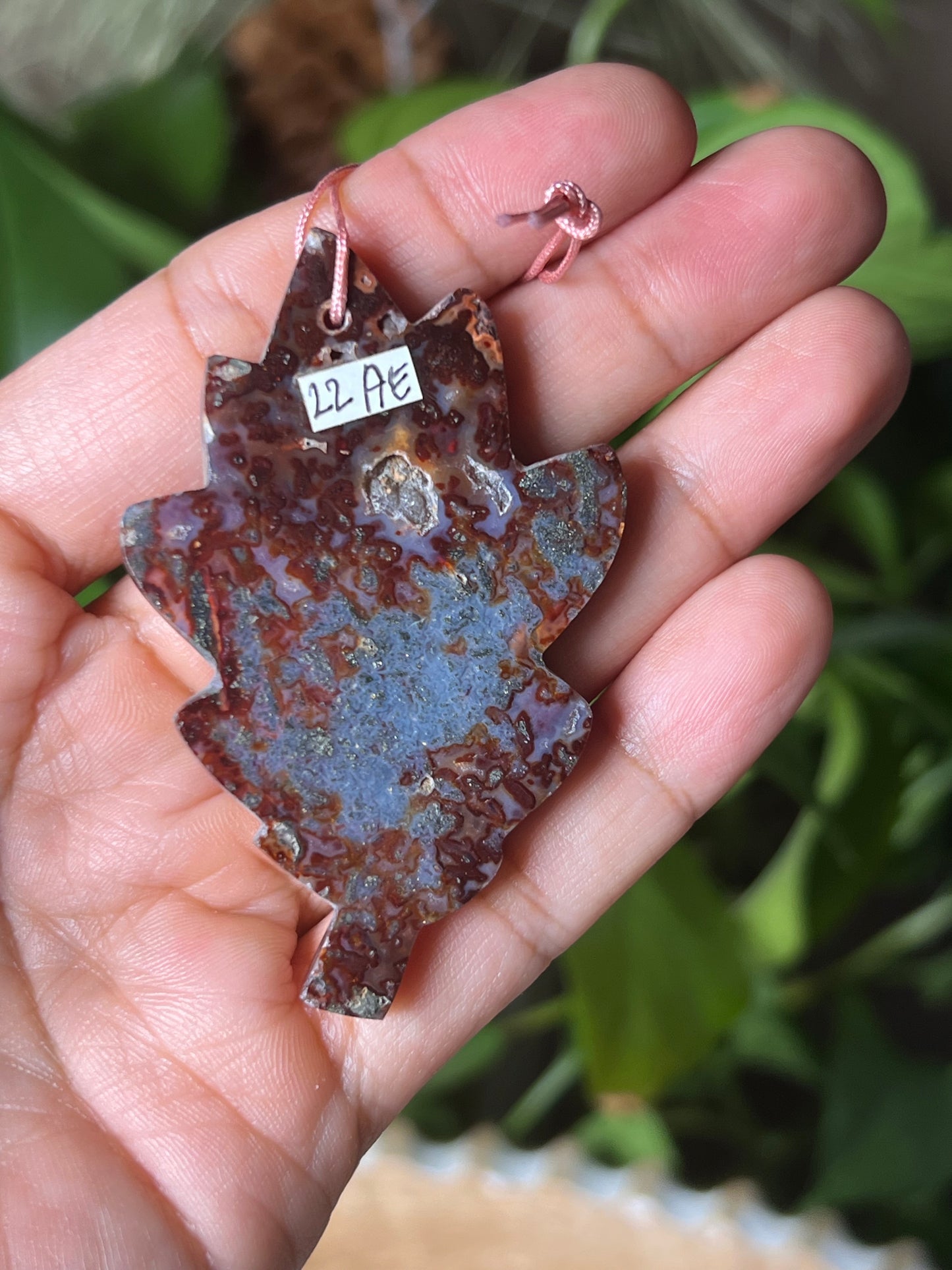 Marcasite Leaf Ornament