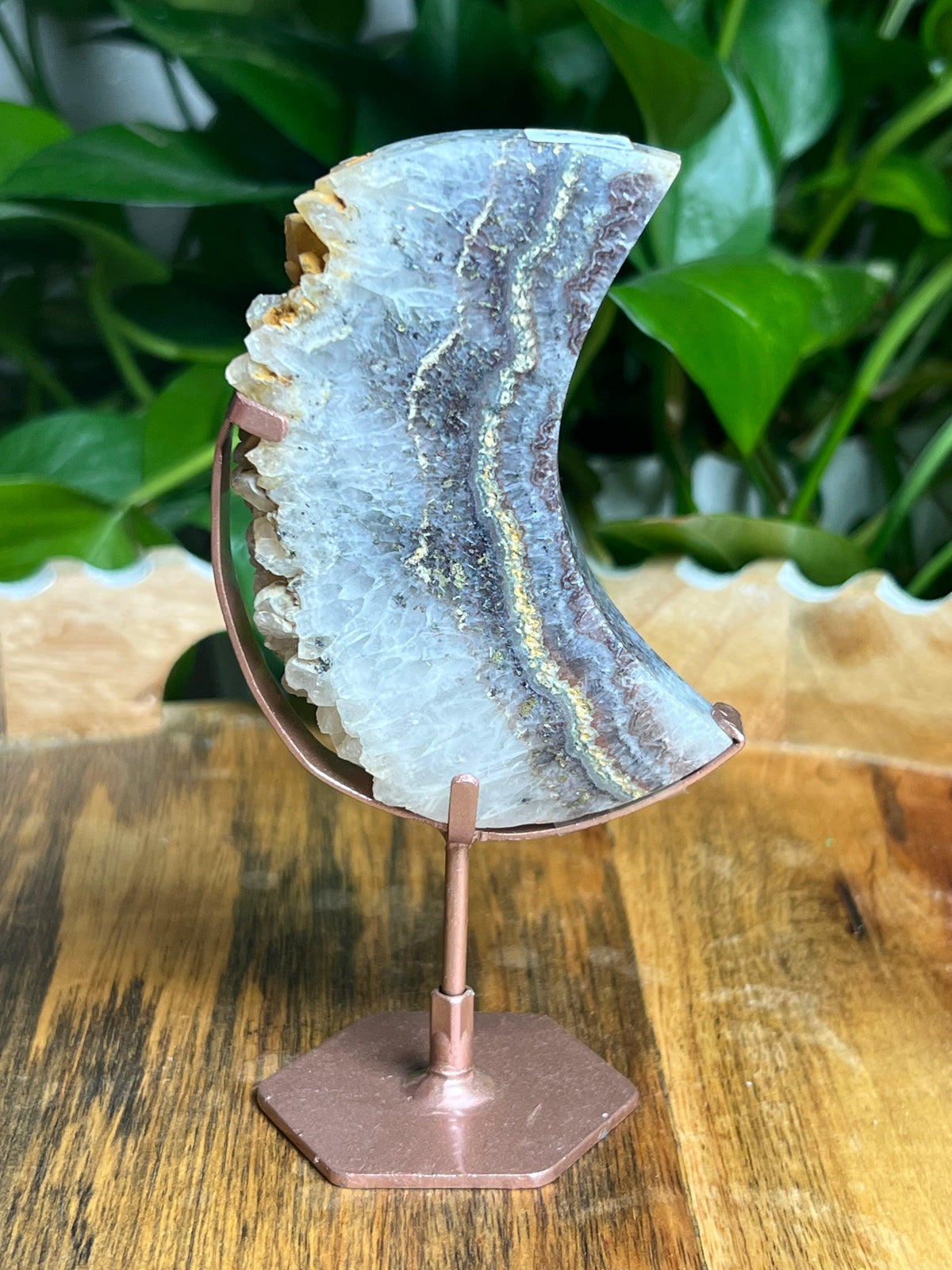 Amethyst Agate Moon: Z