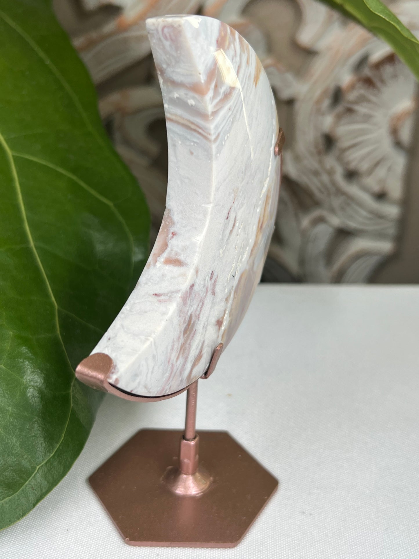 Milky Jasper Moon