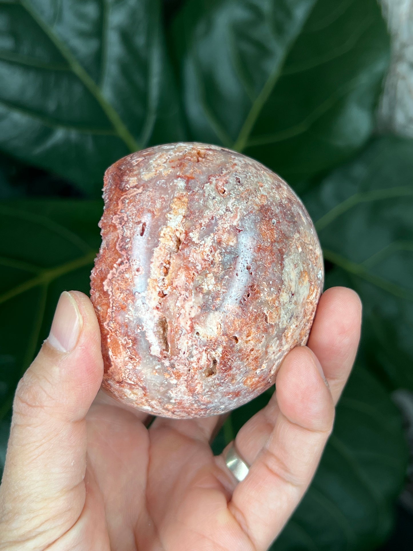 Crazy Lace Agate Sphere