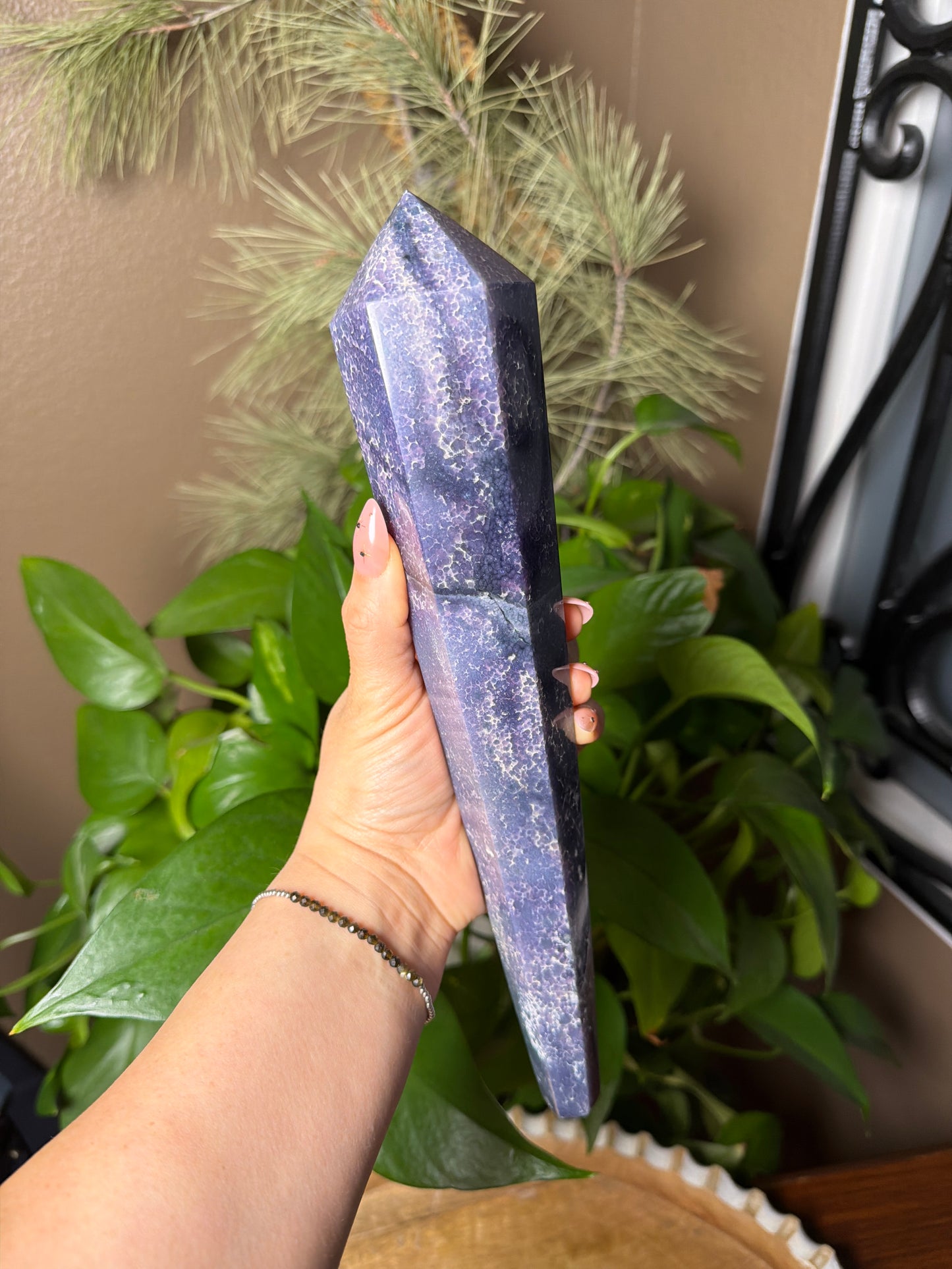Grape Agate Wand