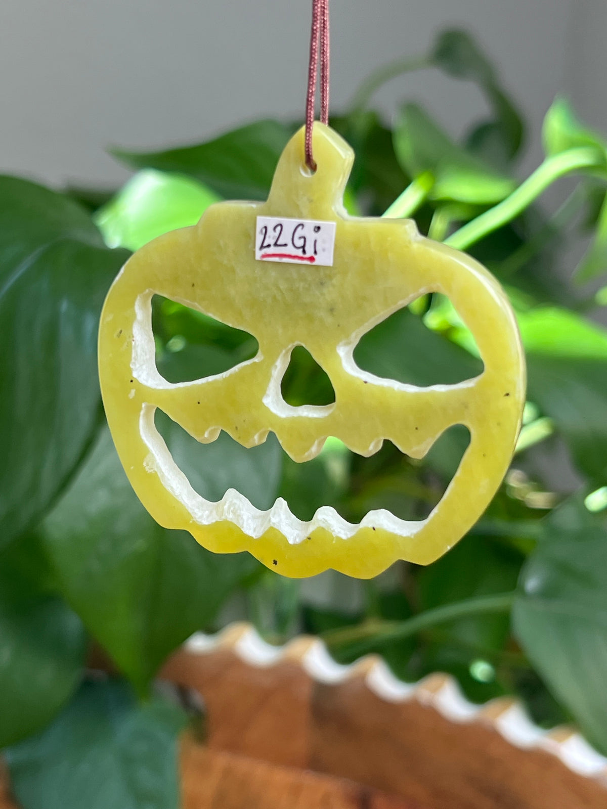 Idocrase Jack-O-Lantern Ornaments
