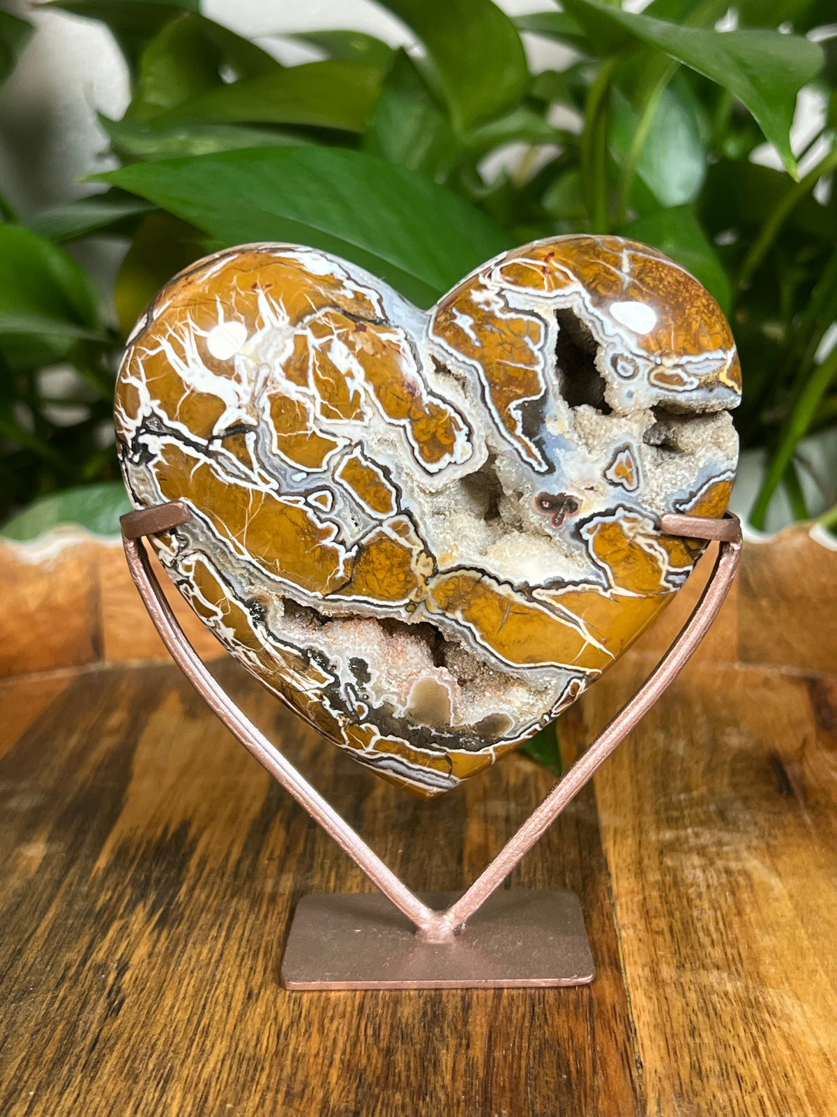 Brecciated Jasper Heart: KM