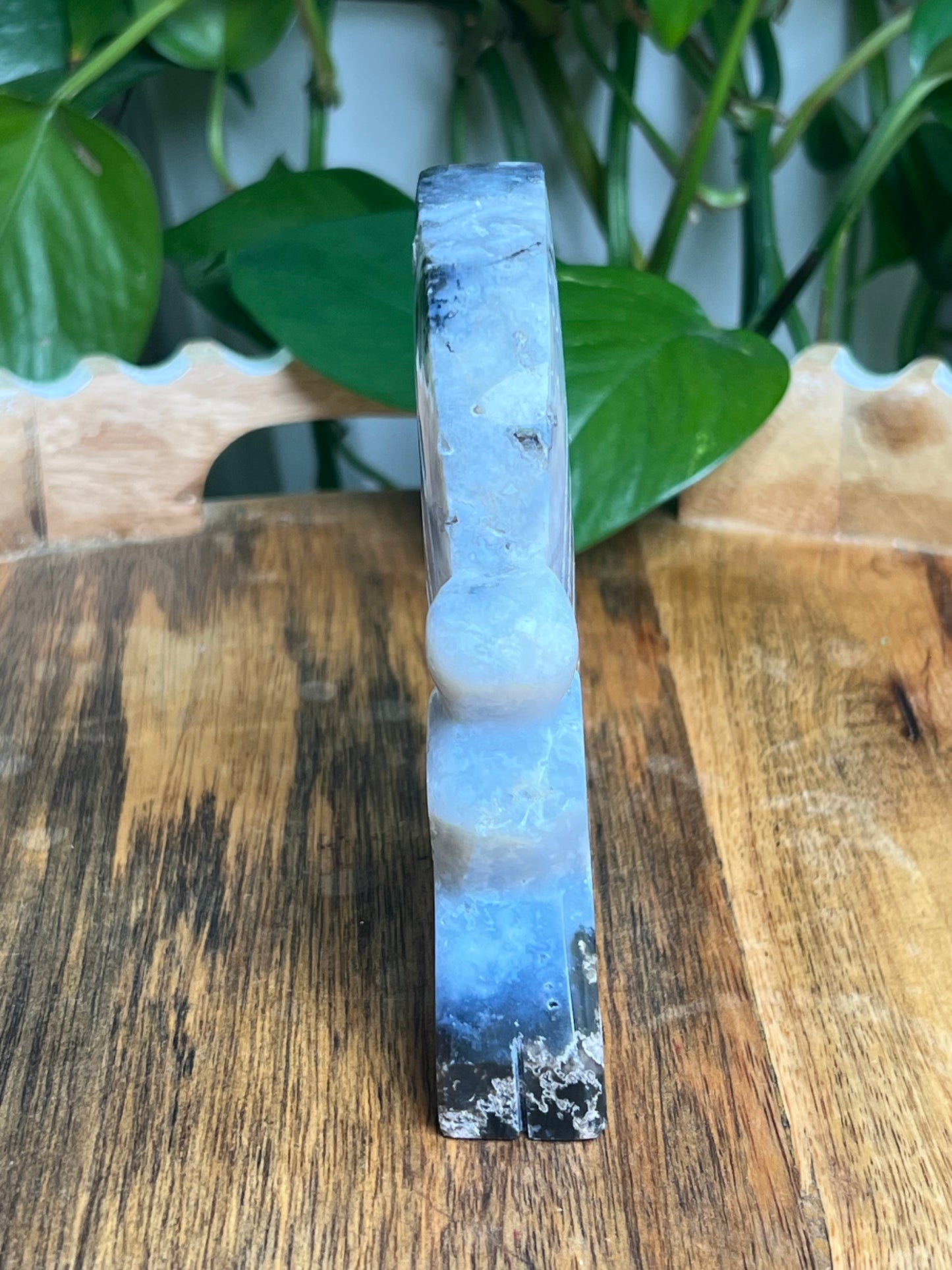 Blue Plume Agate Fairy: T