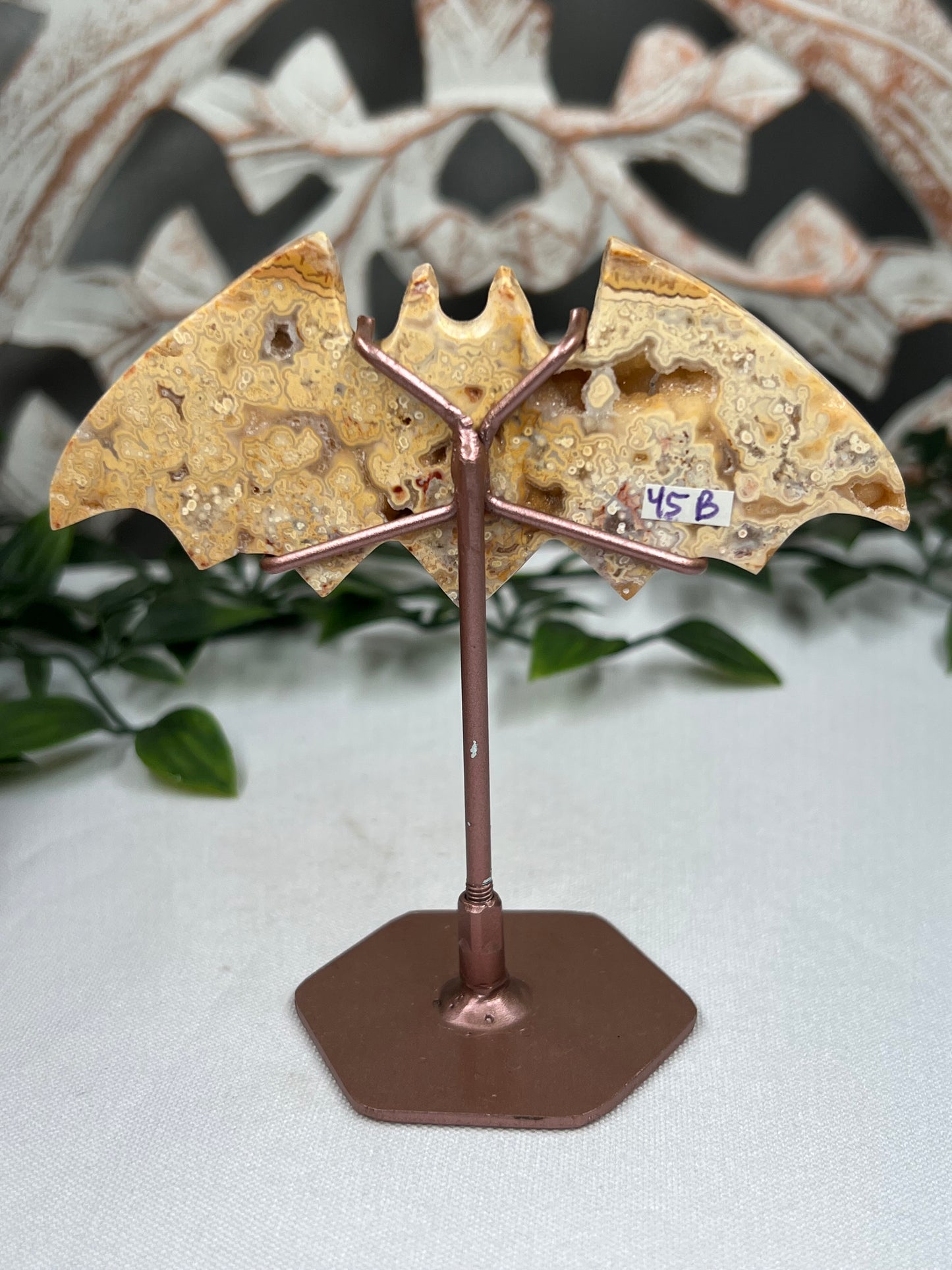 Yellow Crazy Lace Agate Bar