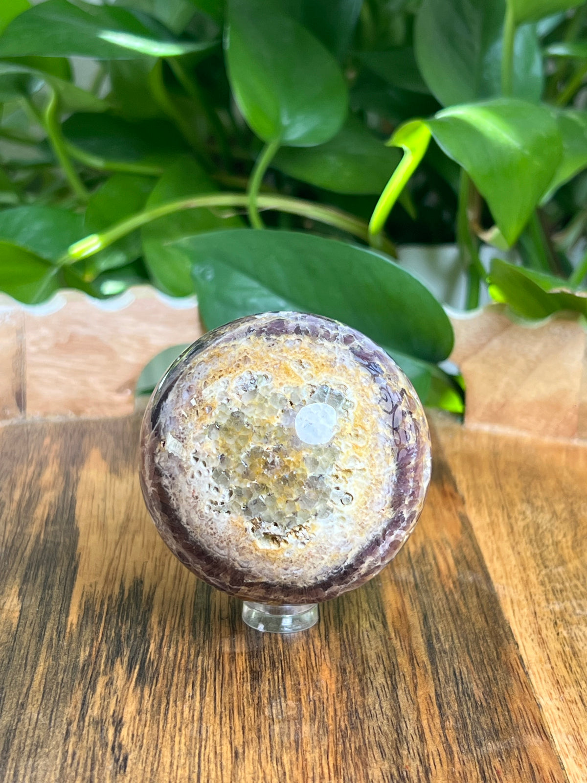 Indonesian Amethyst Sphere: AB