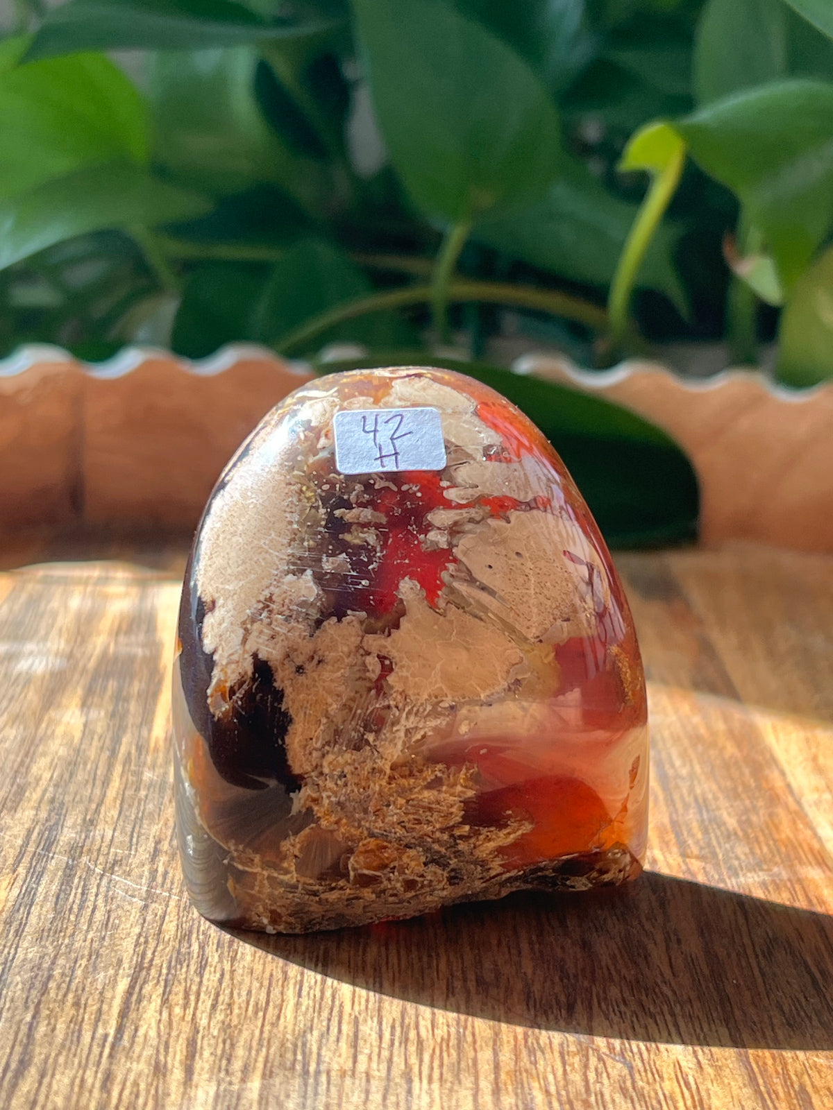 Blue Amber Freeform: H