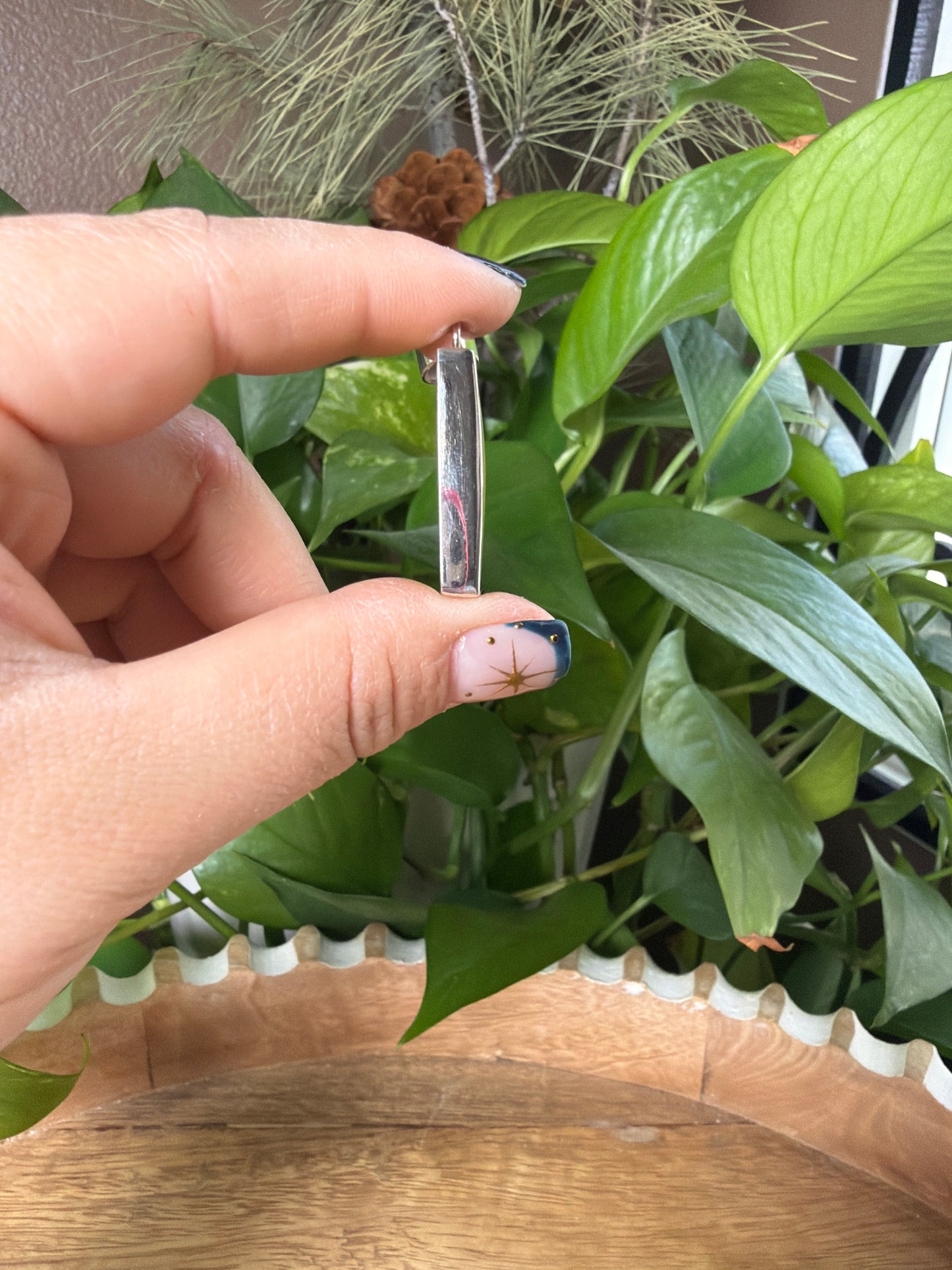 Idocrase Rectangular Pendant
