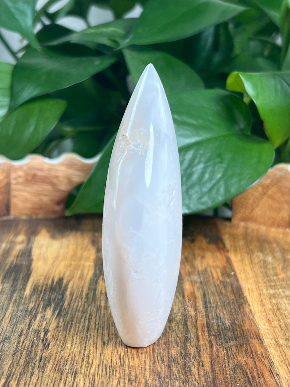 White Plume Agate Flame: PB