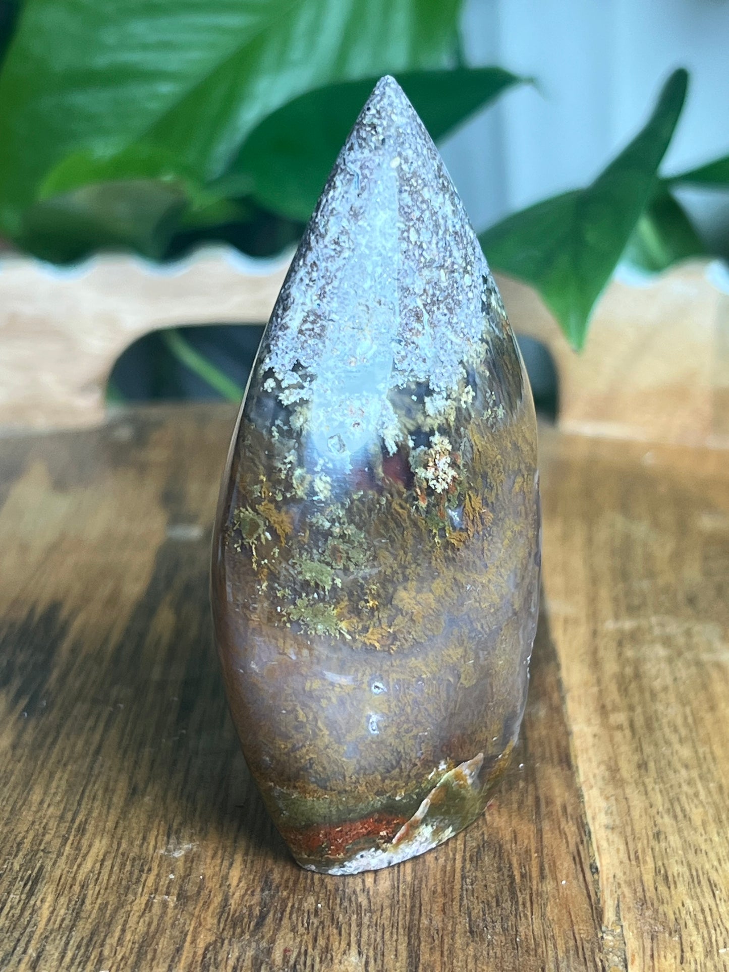 Scenic Moss Agate Flame BL