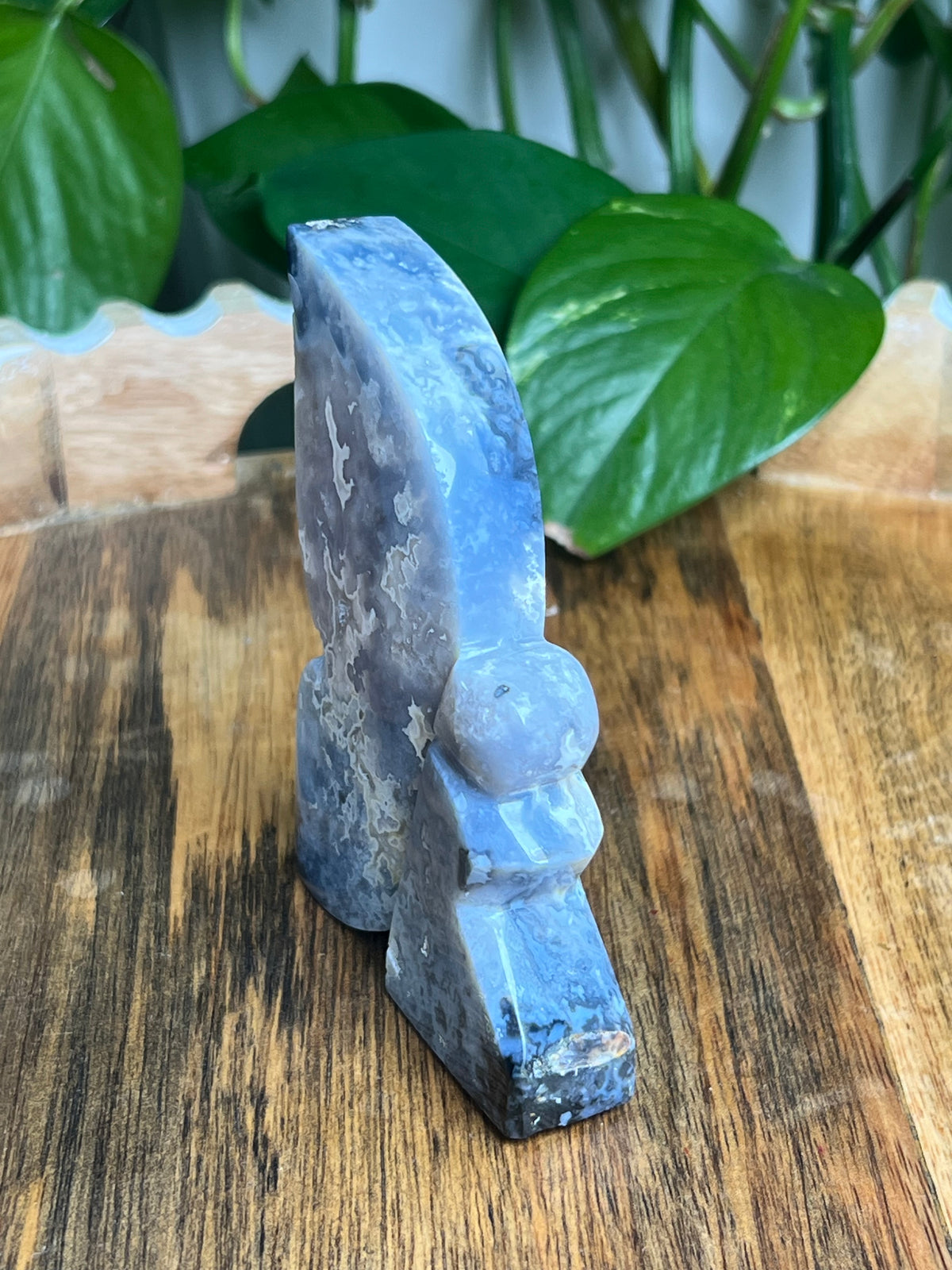 Blue Plume Agate Fairy: KB