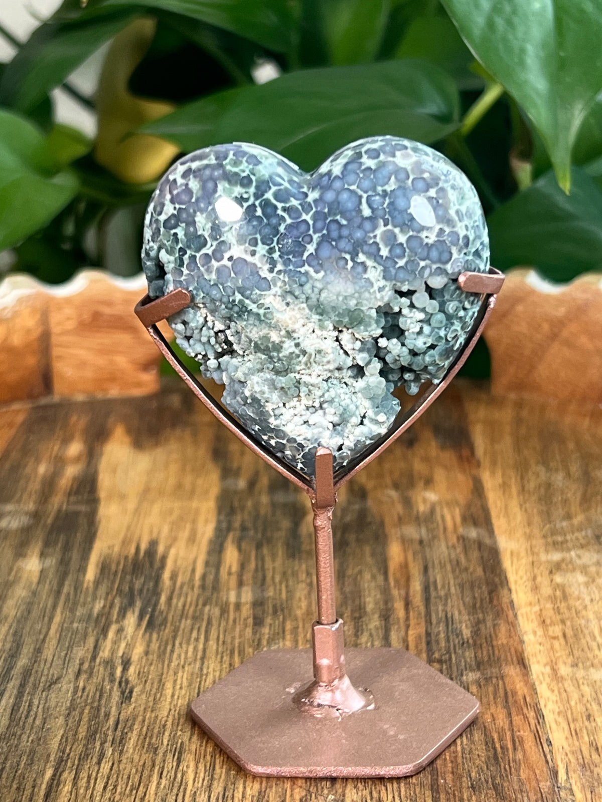 Grape Agate Heart: BA
