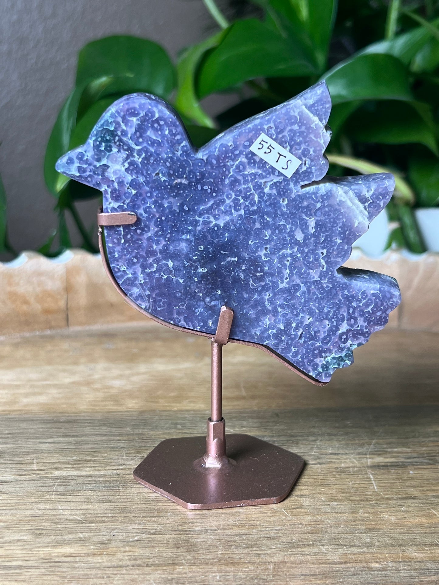 Grape Agate Bird