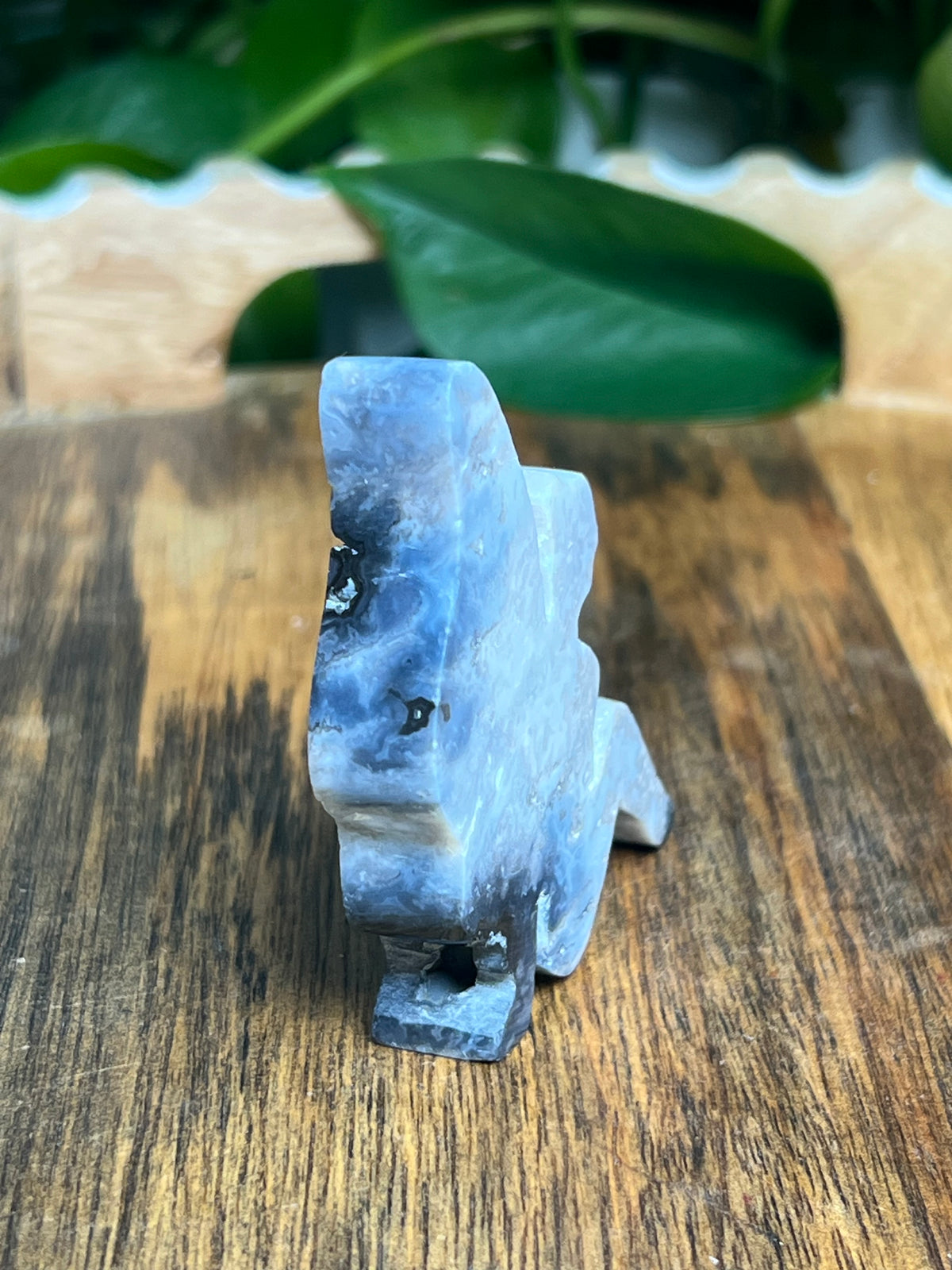 Blue Plume Agate Pixie Fairy: PG