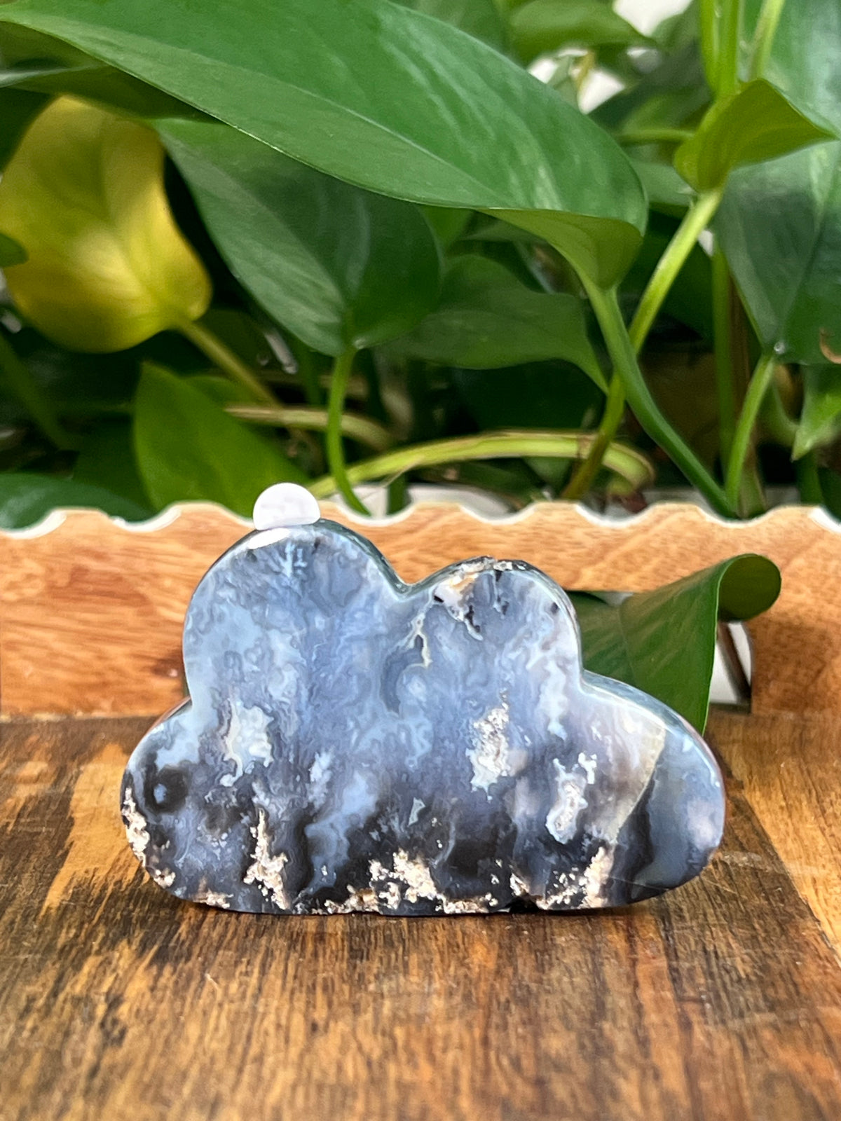 Blue Plume Agate Mini Clouds