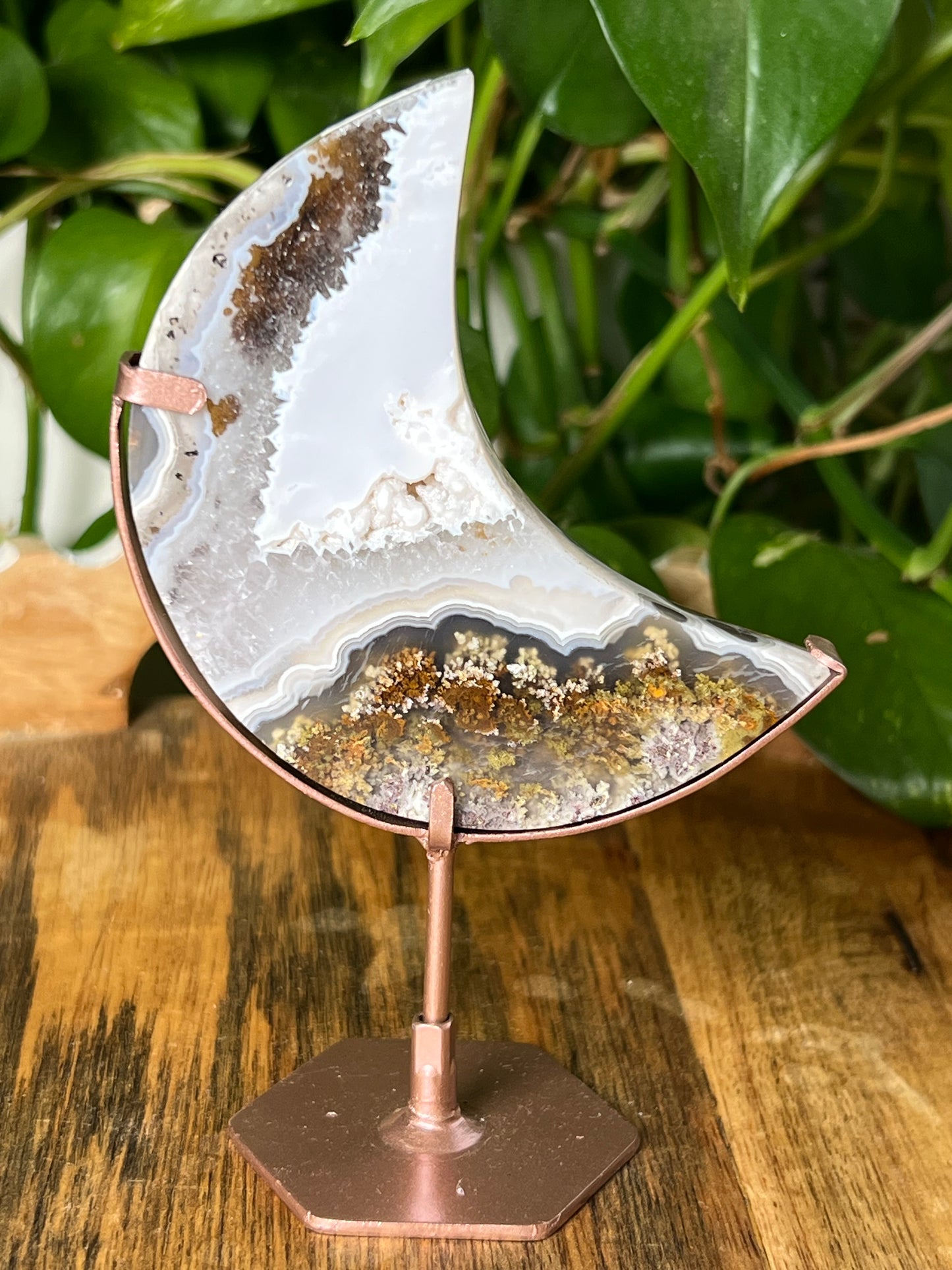 Scenic Moss Agate Moon