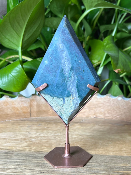 Blue Green Jasper Diamond